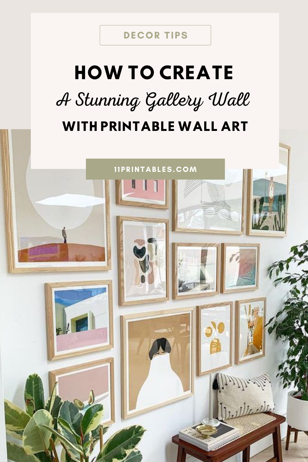 How To Create A Stunning Gallery Wall With Printable Wall Art