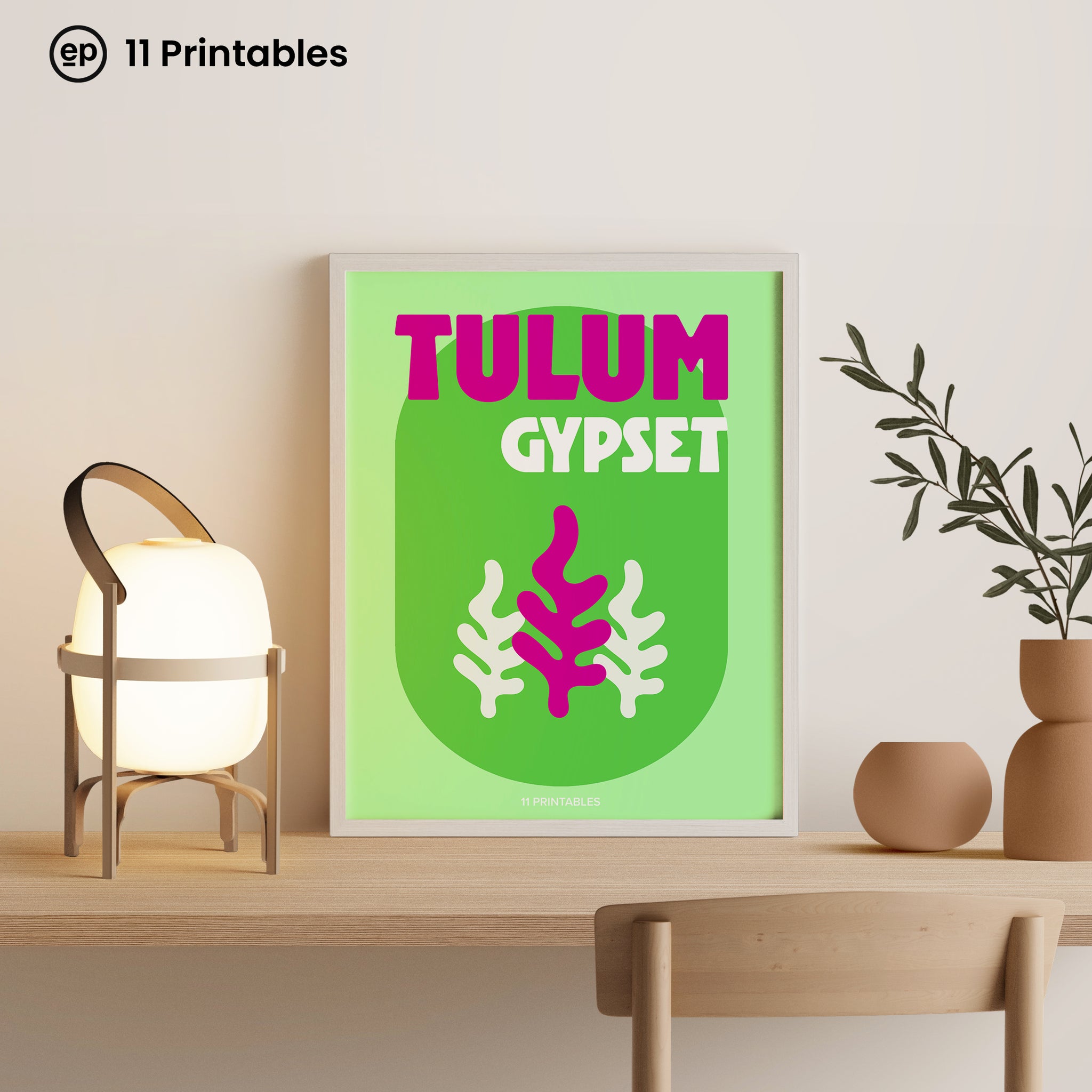 Tulum Gypset Green Poster