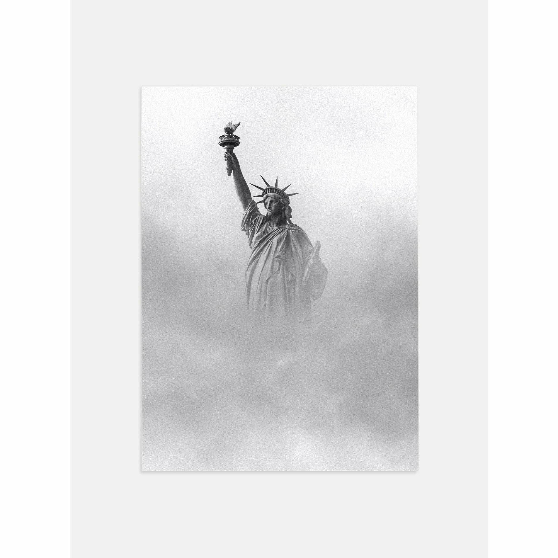 Liberty Through the Fog Black and White Wall Decor
