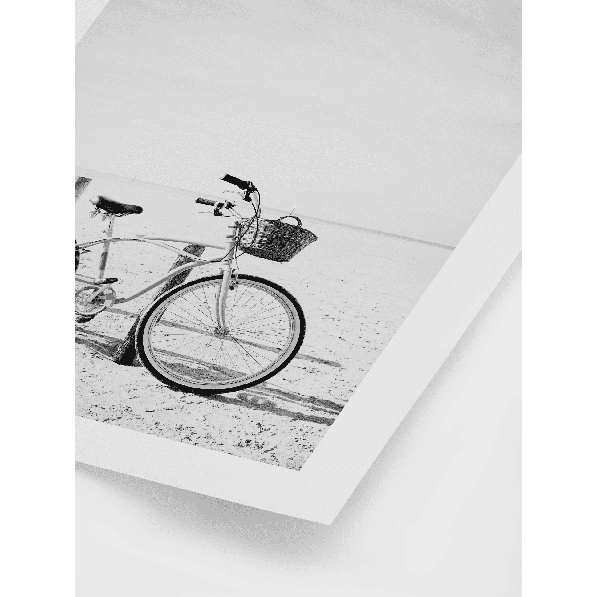 Bike in Beach Poster
