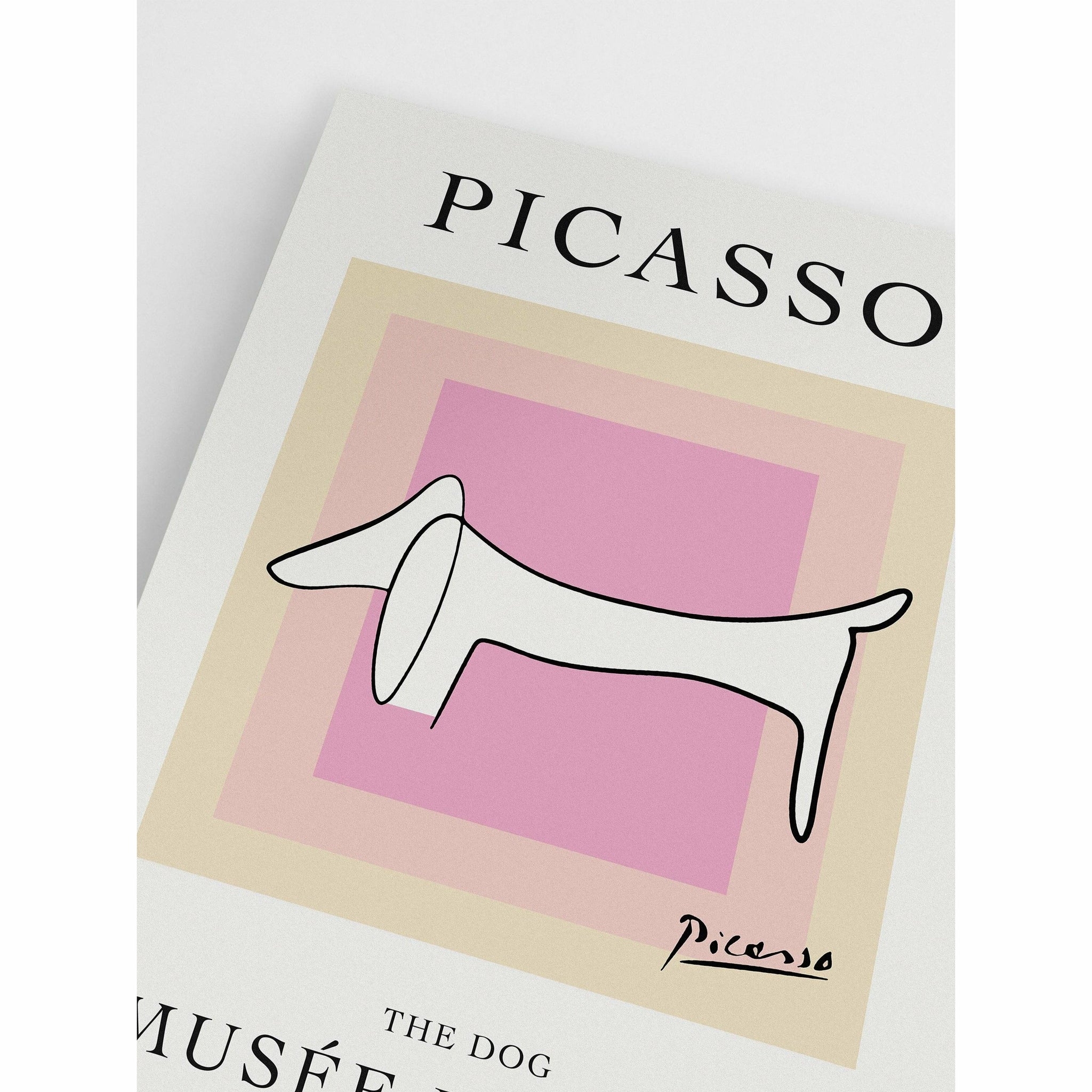Dog Picasso Digital Poster