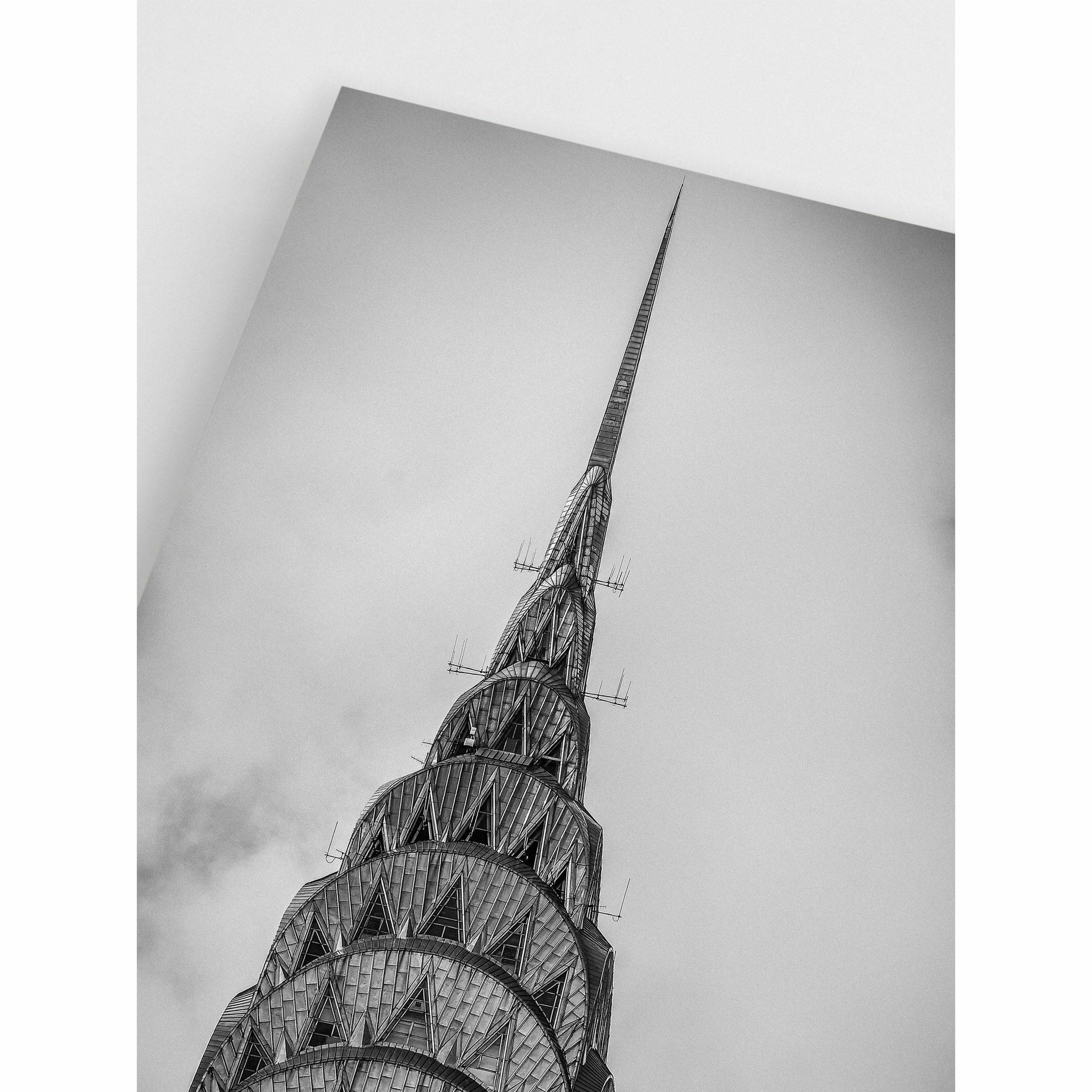 Chrysler Building Black and White Poster