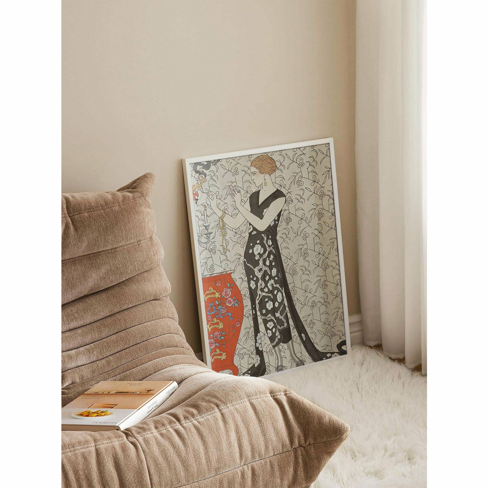 Ornate Woman Bedroom Poster