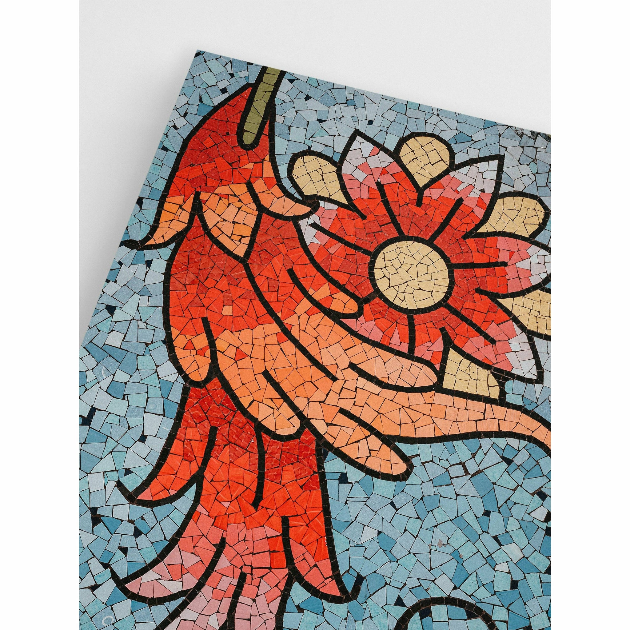 Mosaic Flower Poster