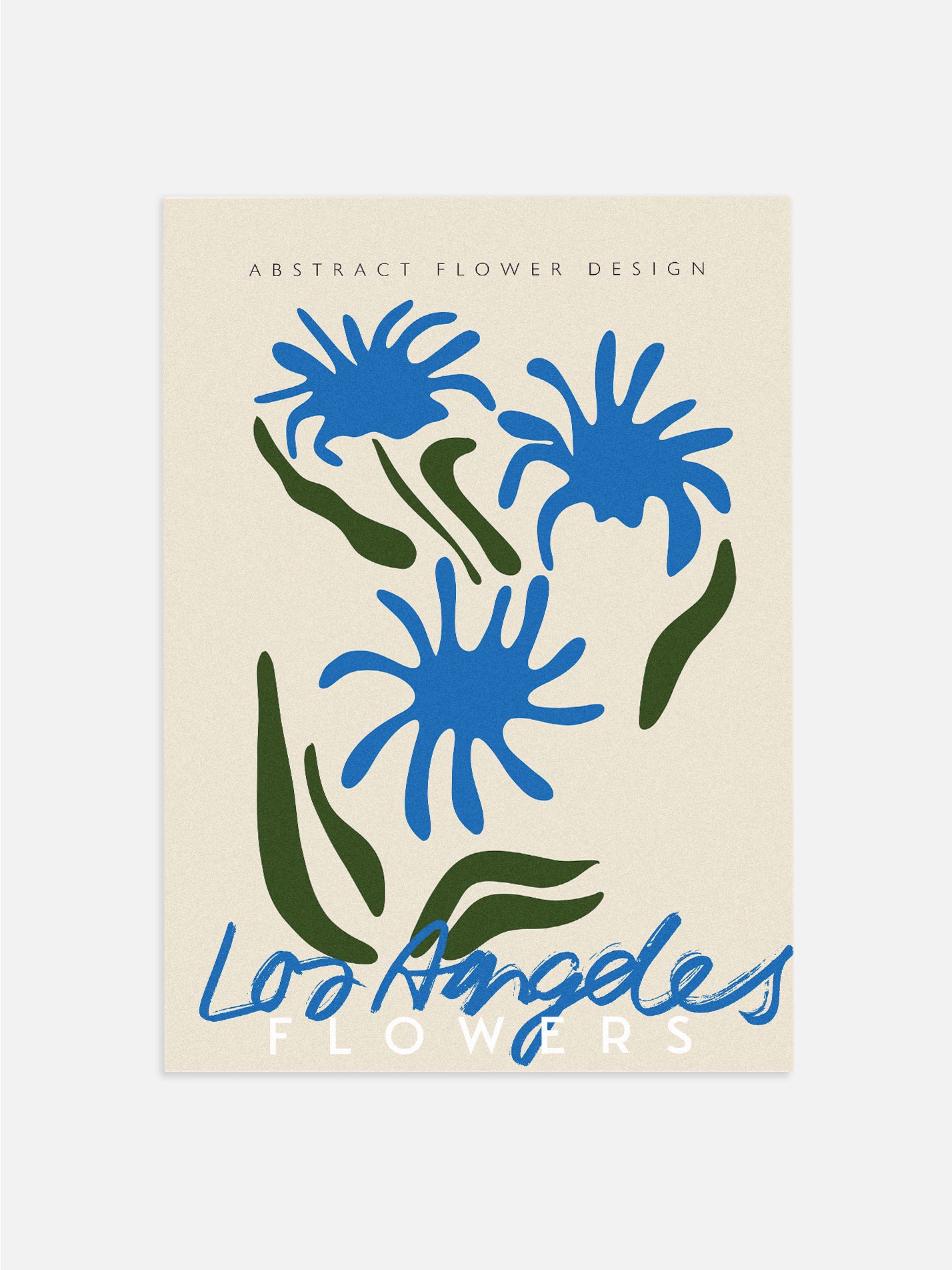Los Angelas Flowers Poster