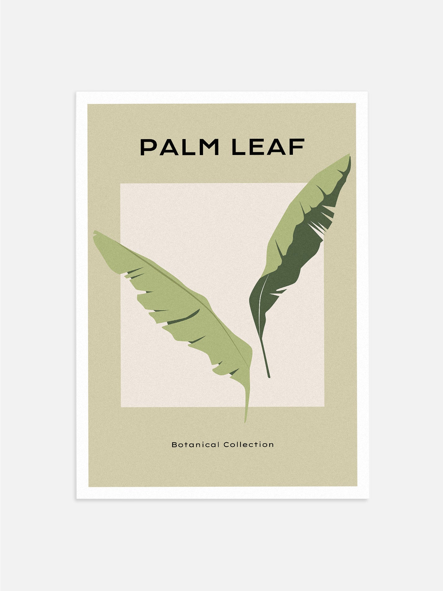 Palm Leaf Green Print