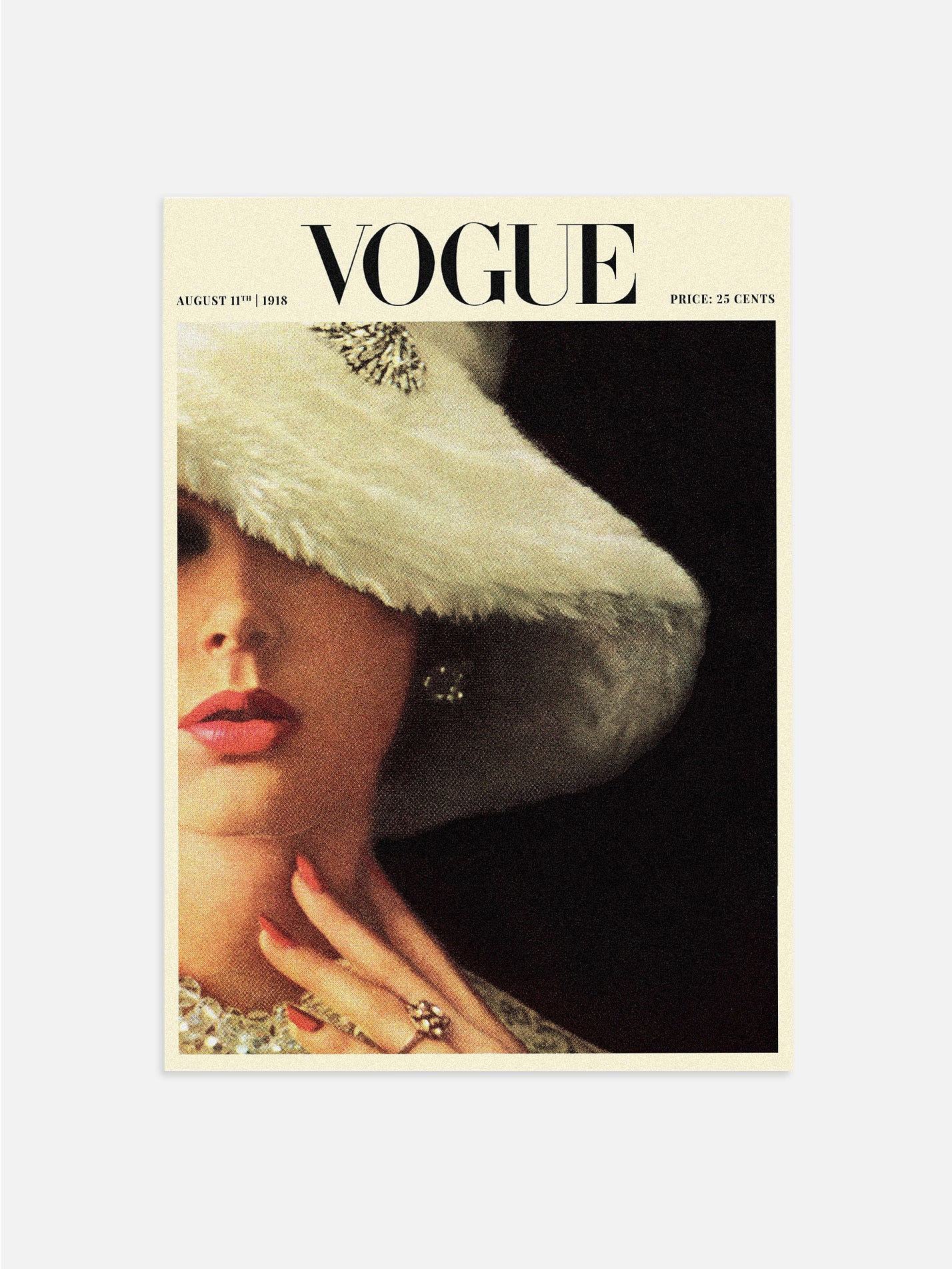 Vogue Furry Hat 1918