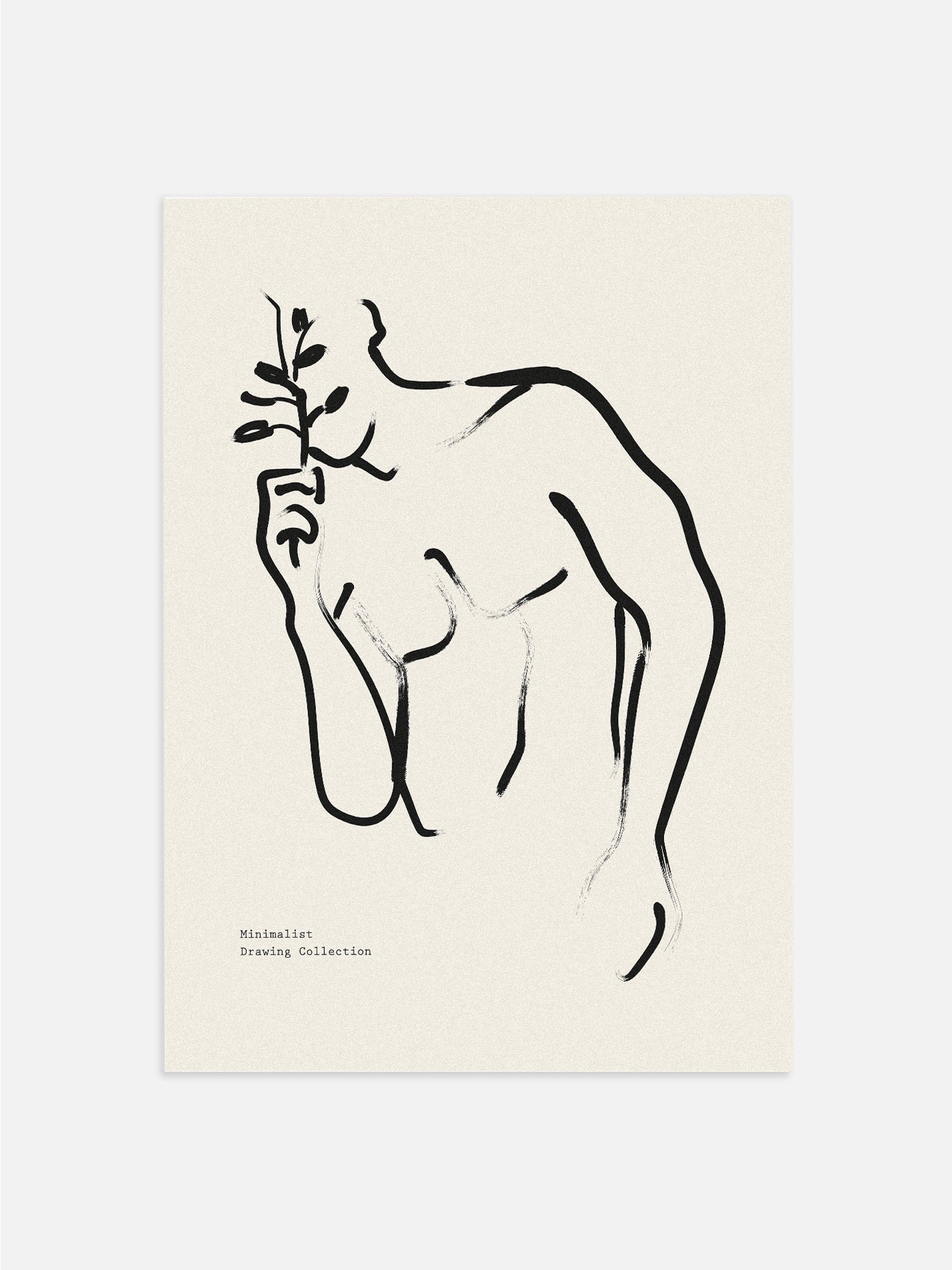 Male Figure Minimalist Bedroom Wall Art