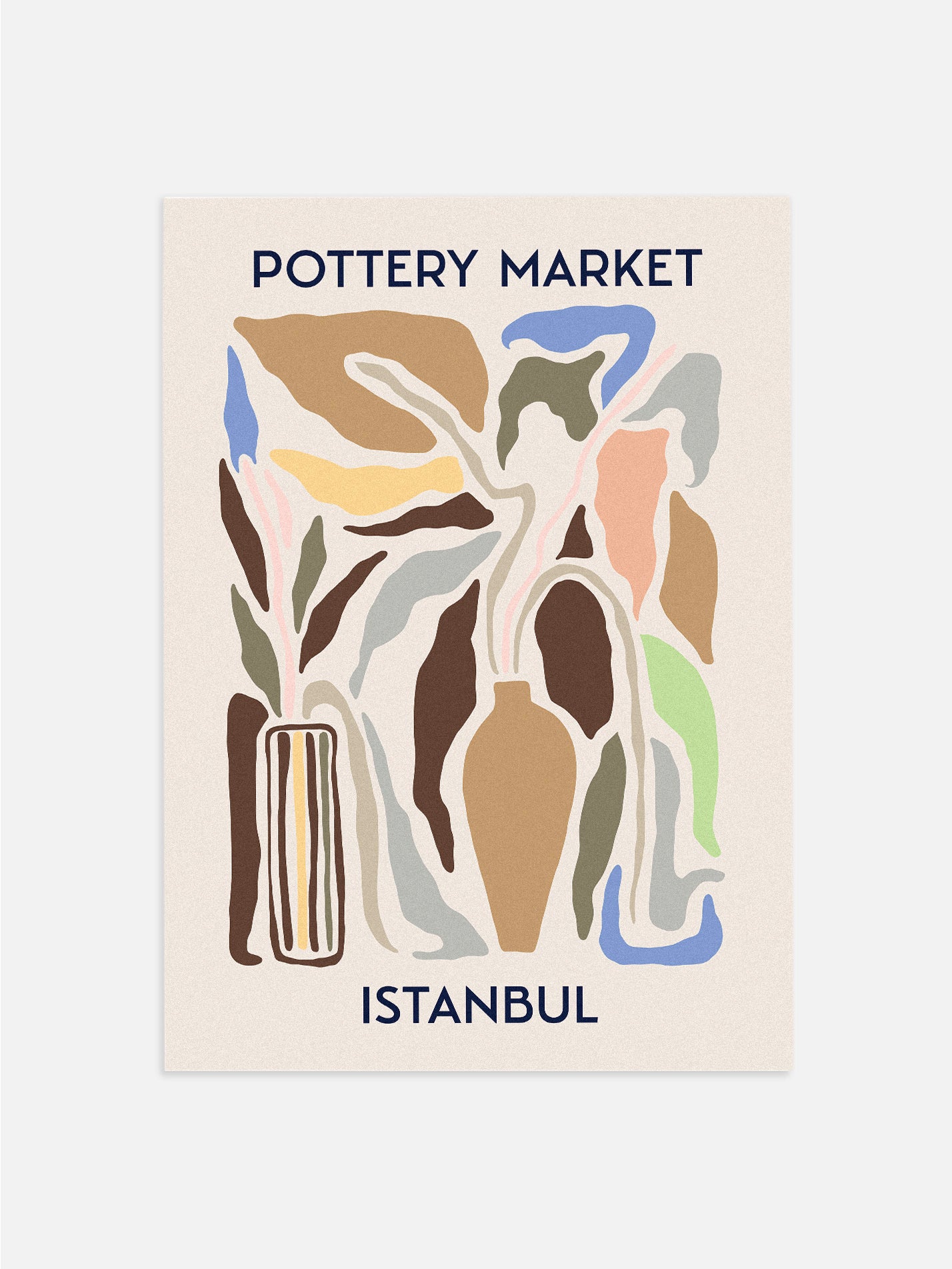 Instanbul Pottery Market poster 