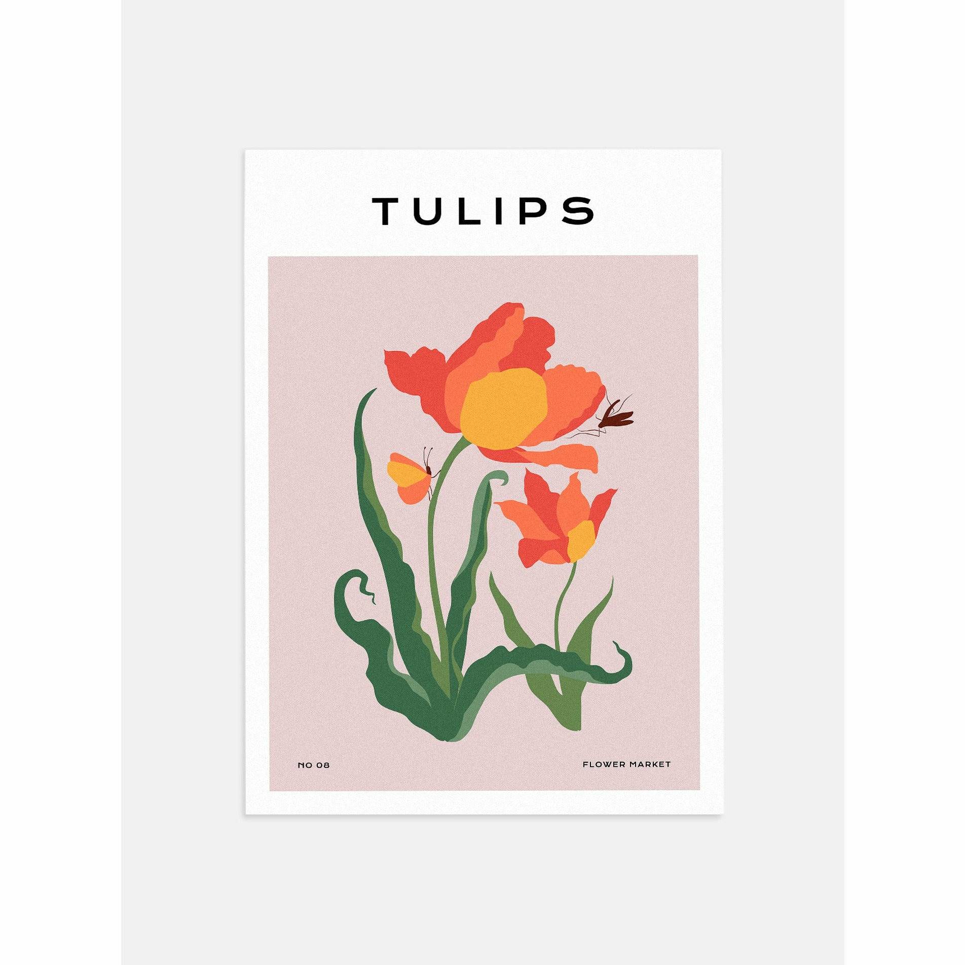 Tulips Room Wall Decor