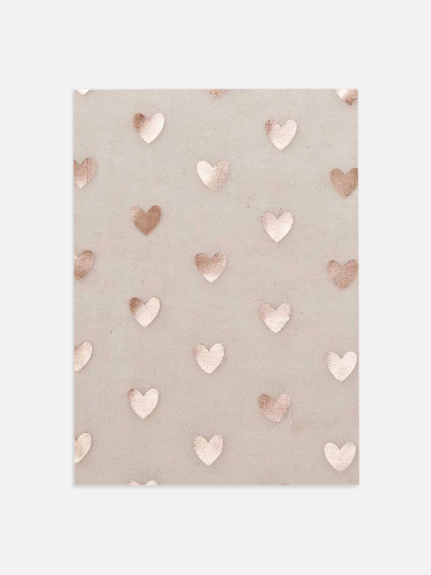 Foil Hearts Wallpaper