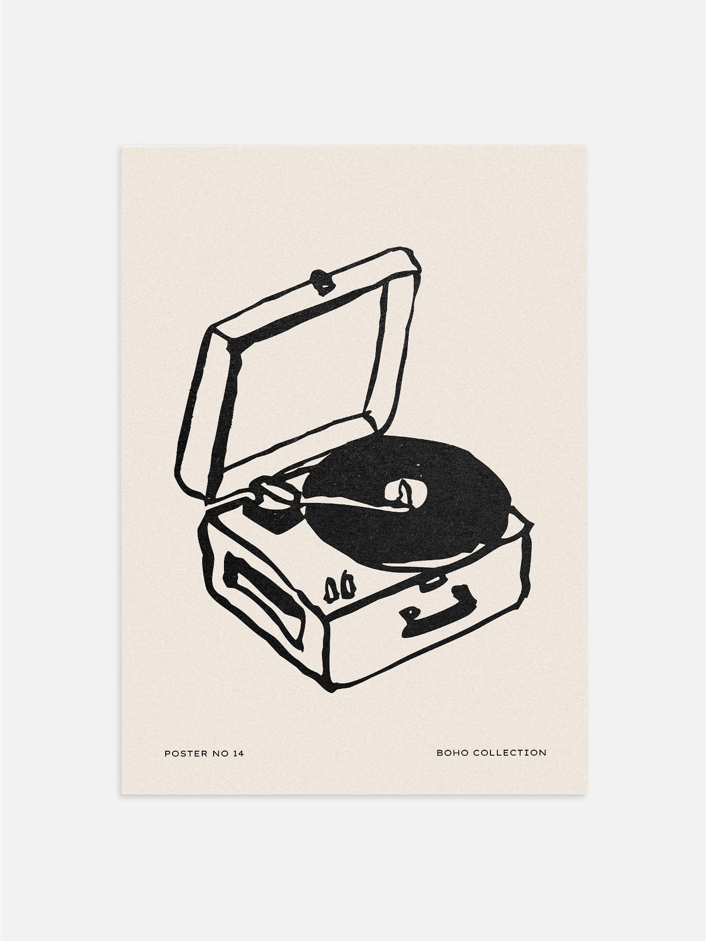 Record Player Poster