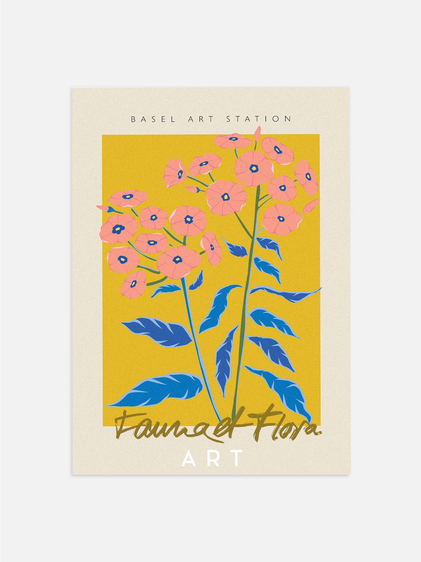 Pink & Yellow Floral Wall Art