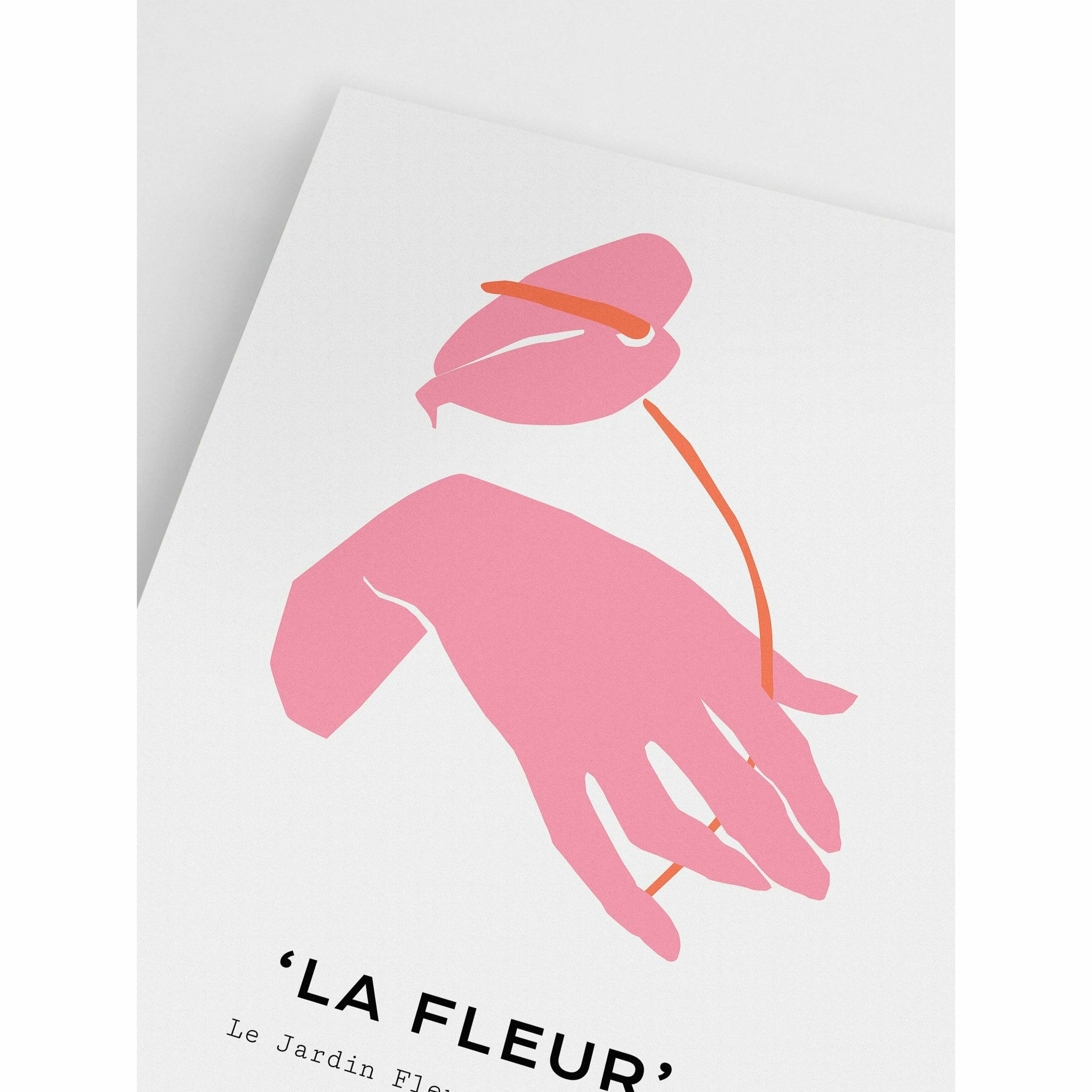 Pink La Fleur Digital Poster