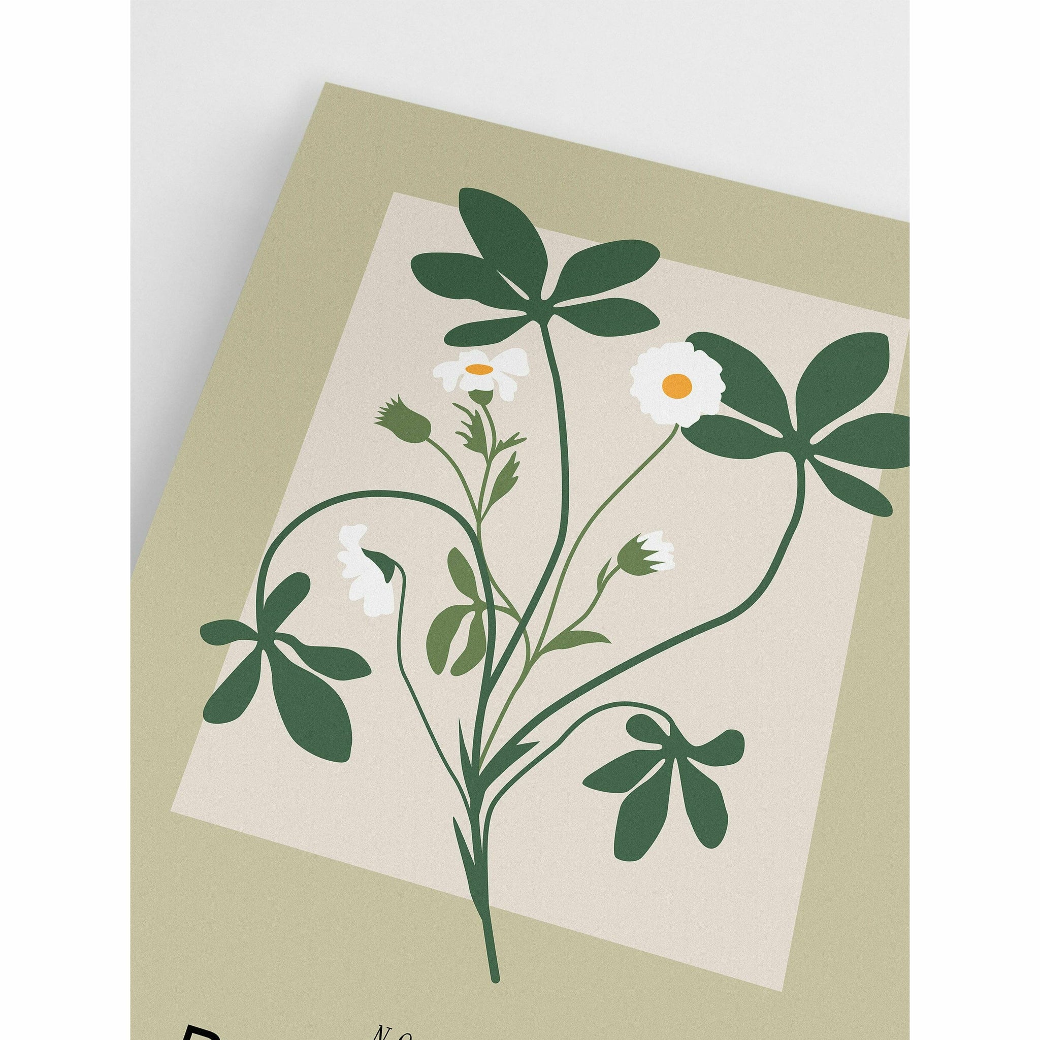 Green Botanique Poster