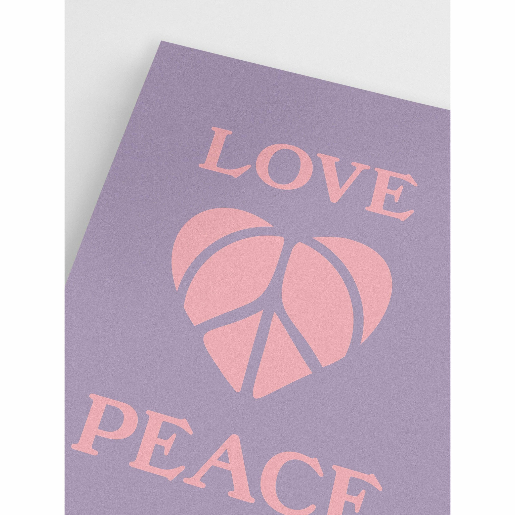 Love Peace Heart Digital poster