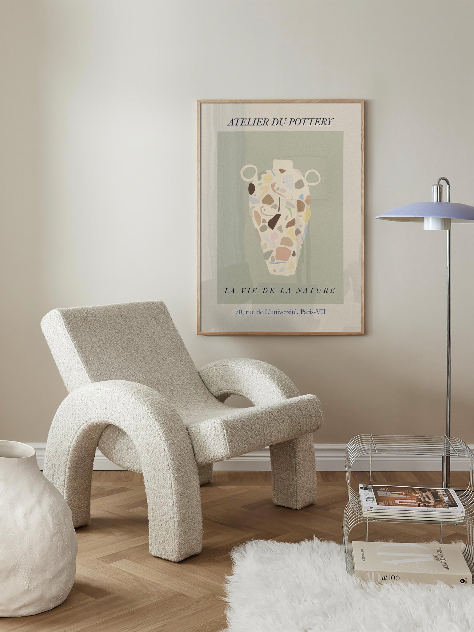 Abstract Pottery Poster