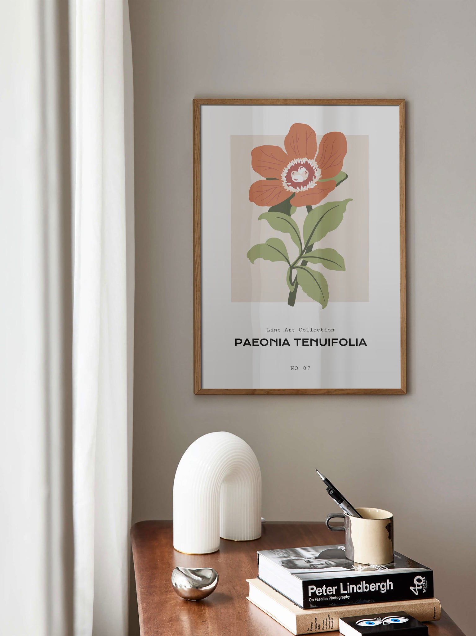 Paeonia Tenuifolia Artwork Poster