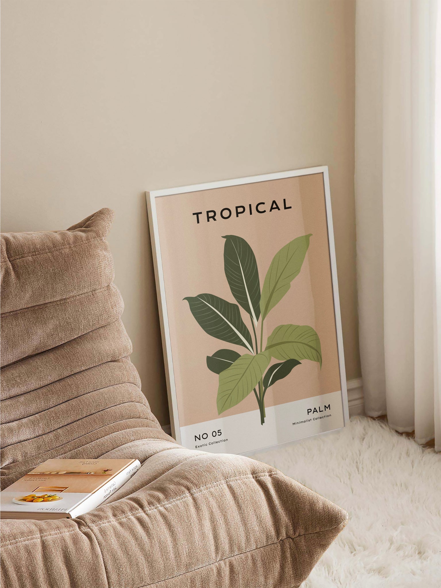 Tropical Palm Poster