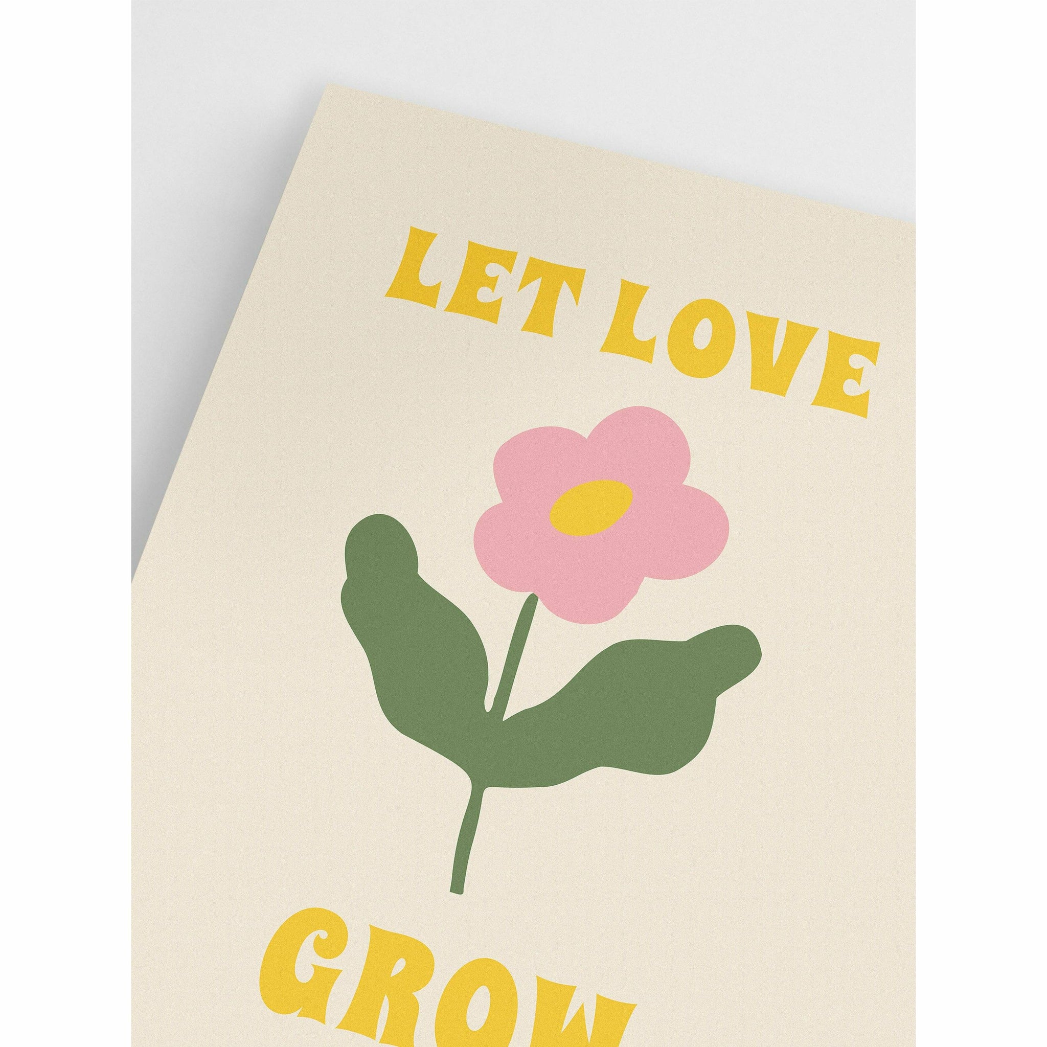 Let Love Grow Digital Poster