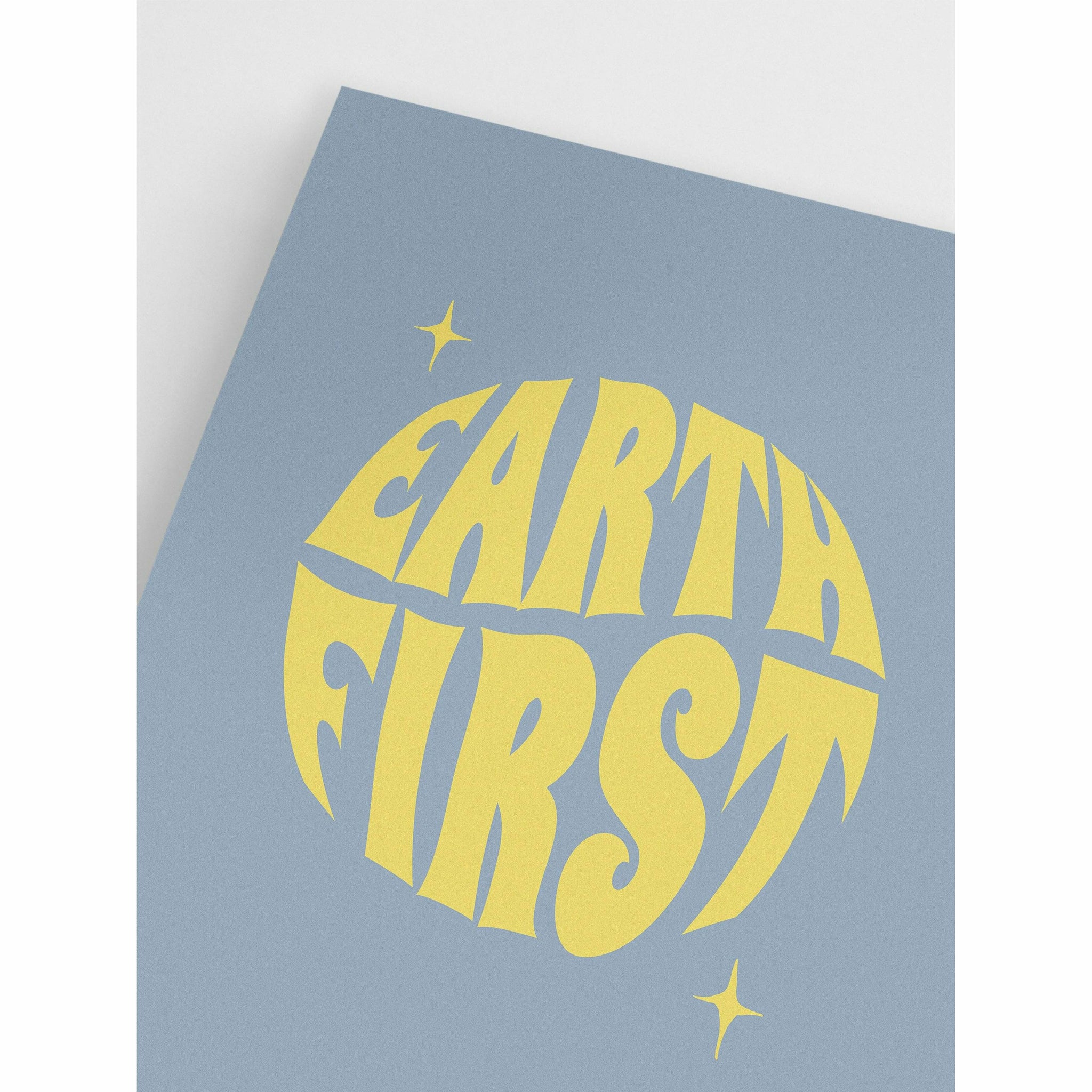 Earth First Retro Poster