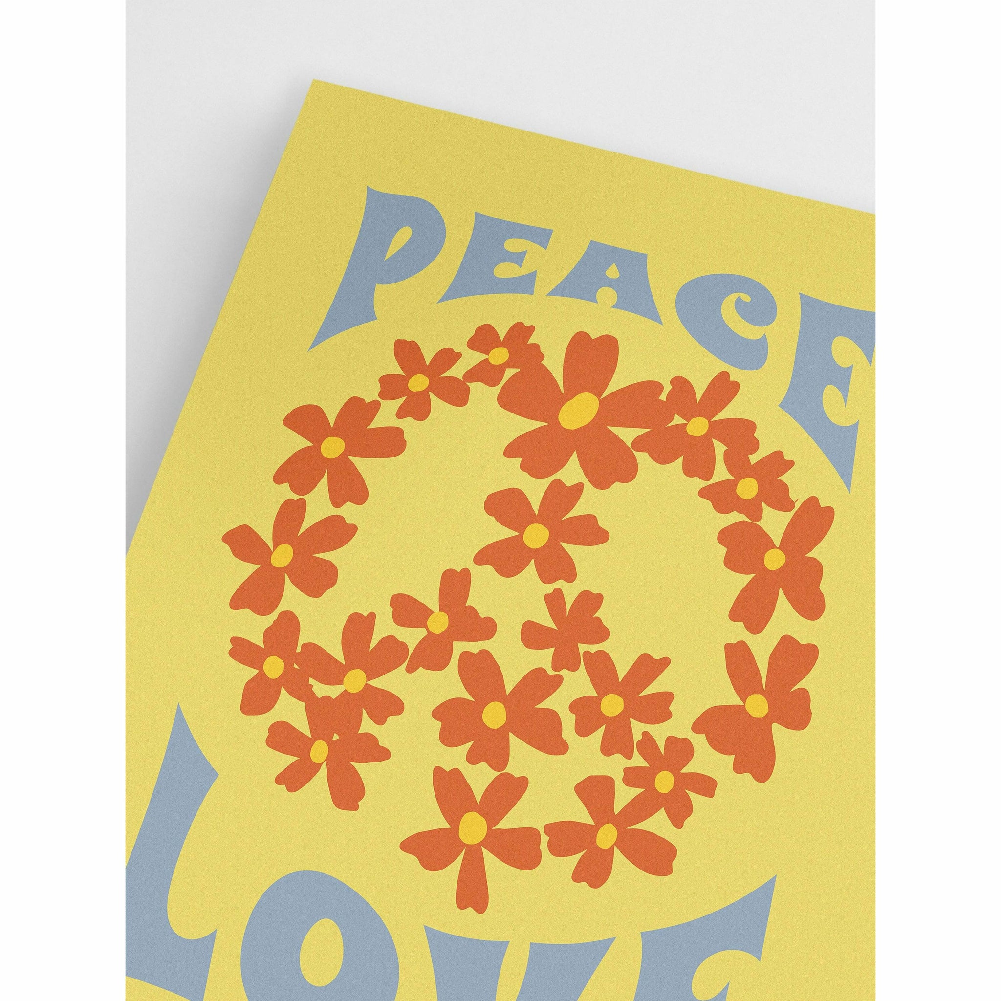 Peace Love Art poster