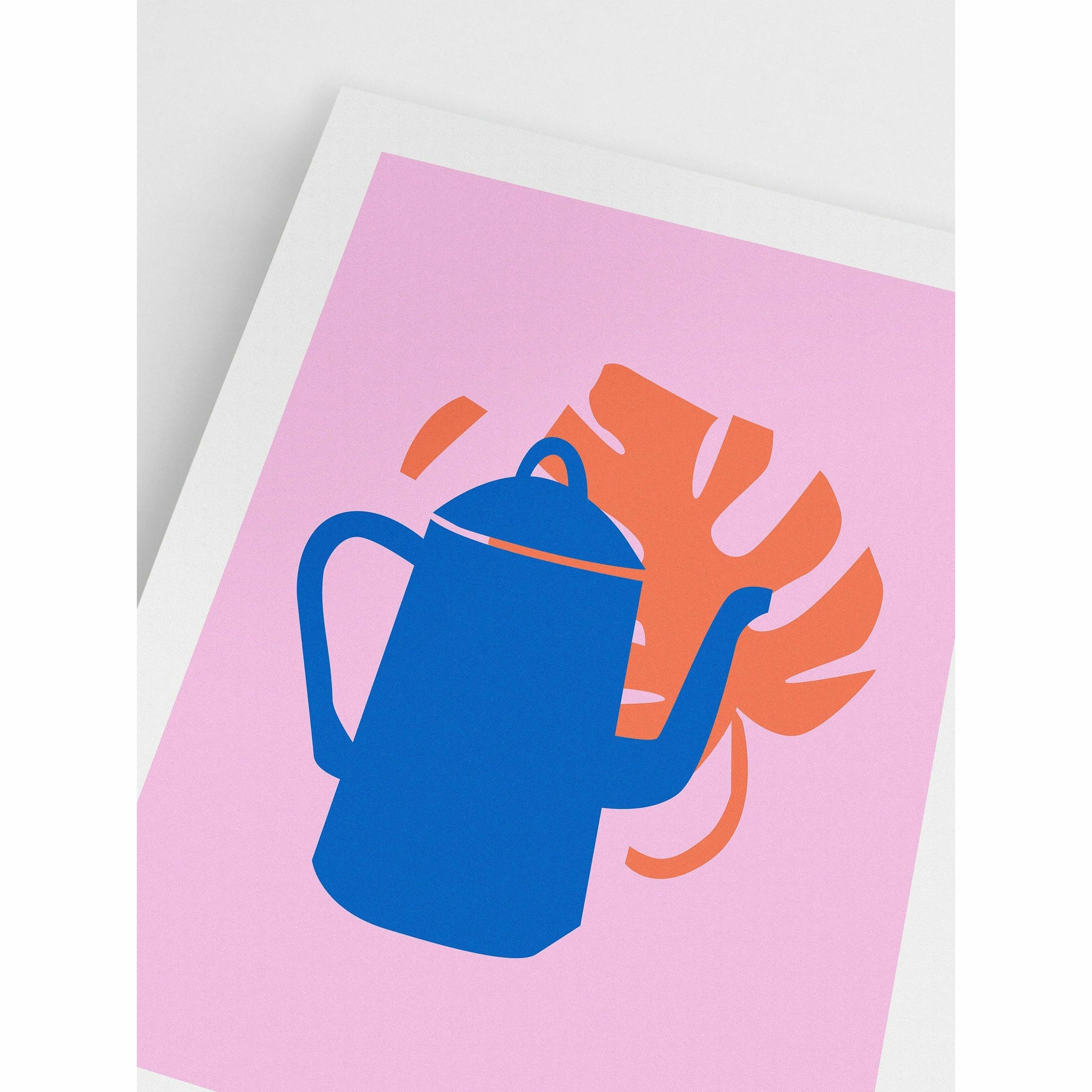 Minimalistic Tea Kettle  Digital Poster