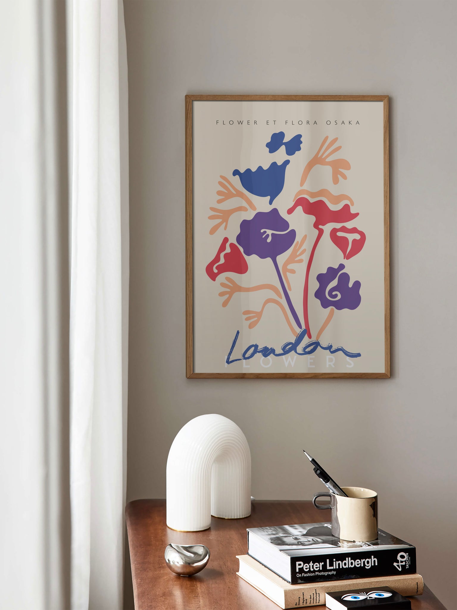 London Flowers Poster
