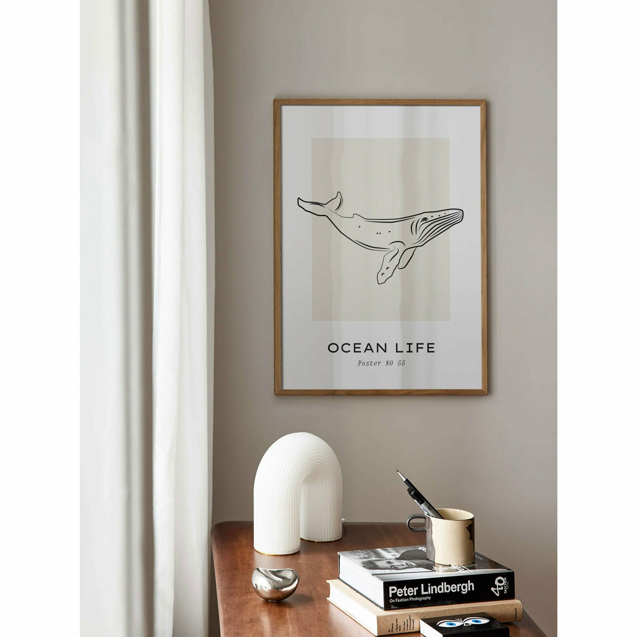 Ocean Life Whale Poster