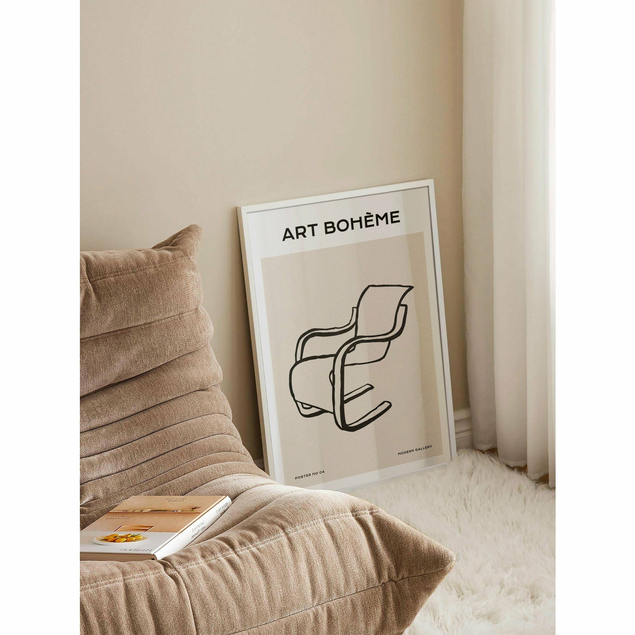 Aalto Rocking Chair Poster