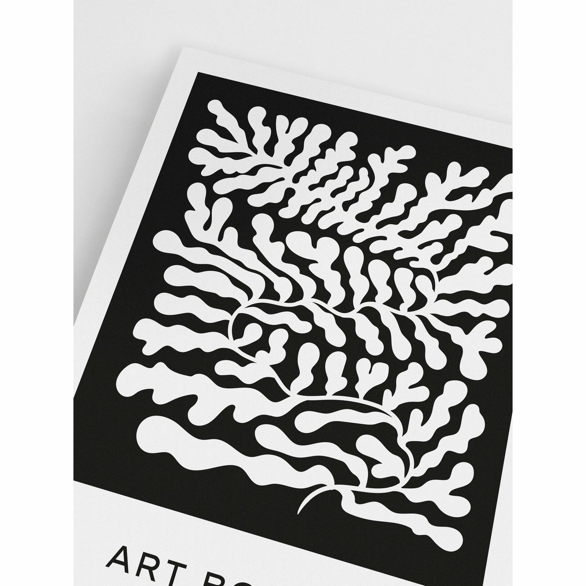 Black and White Abstract Bedroom Wall Art