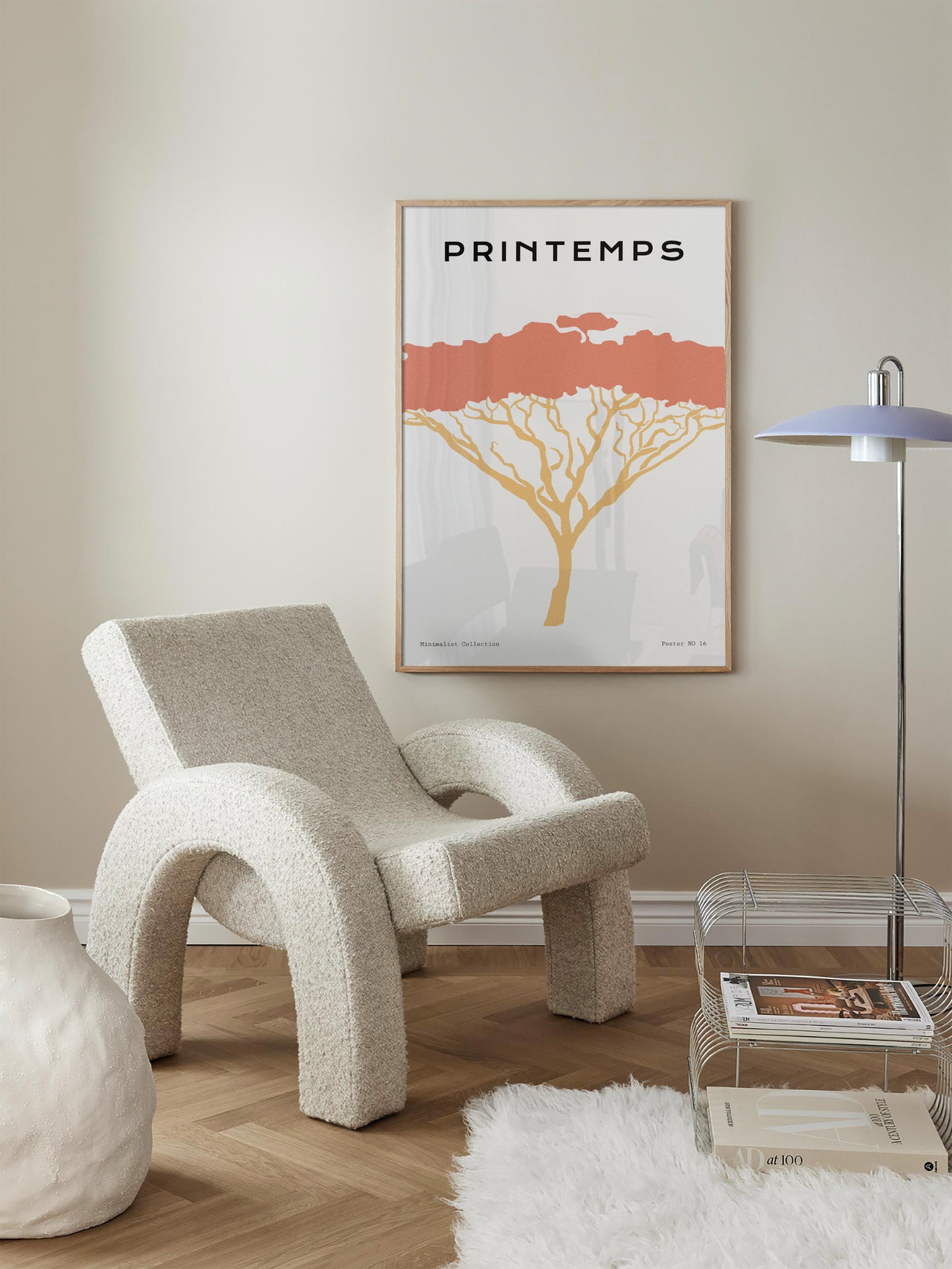 Acacia Tree Drawing Poster