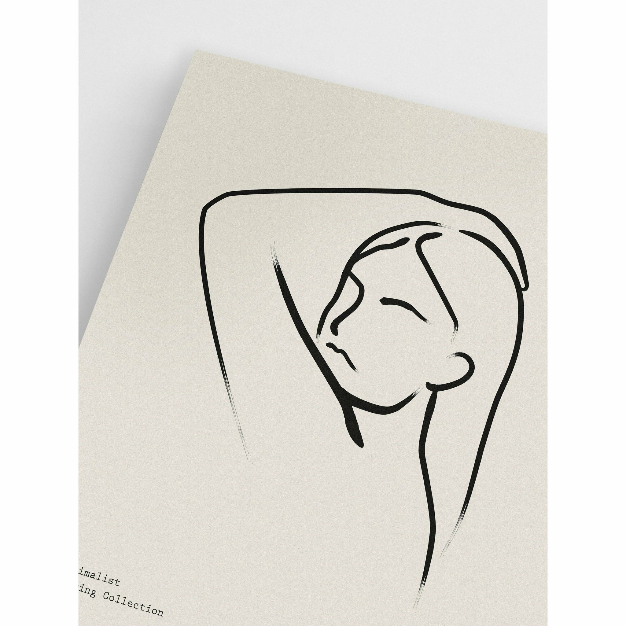 Abstract Woman’s Face Poster