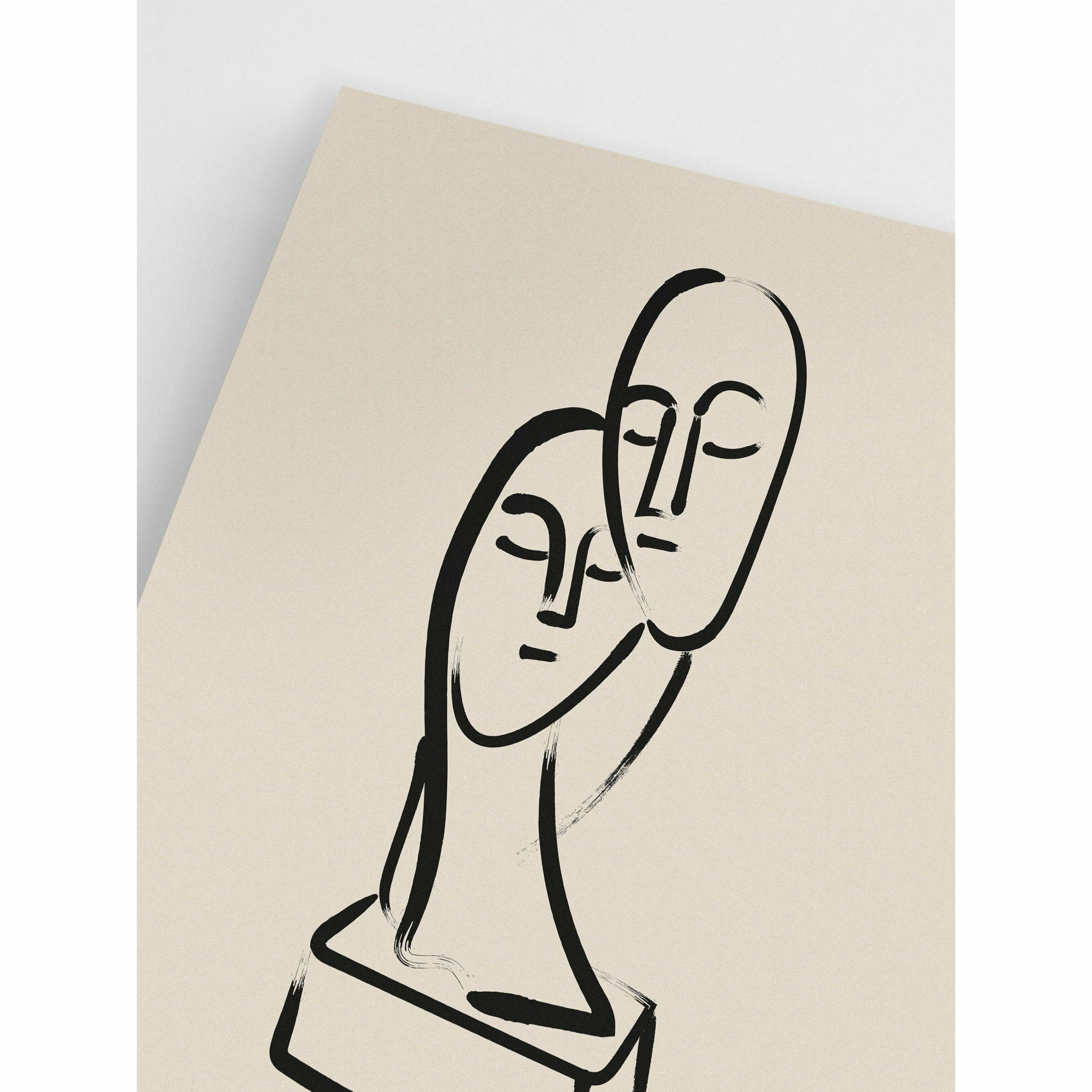 Face Sculpture Poster