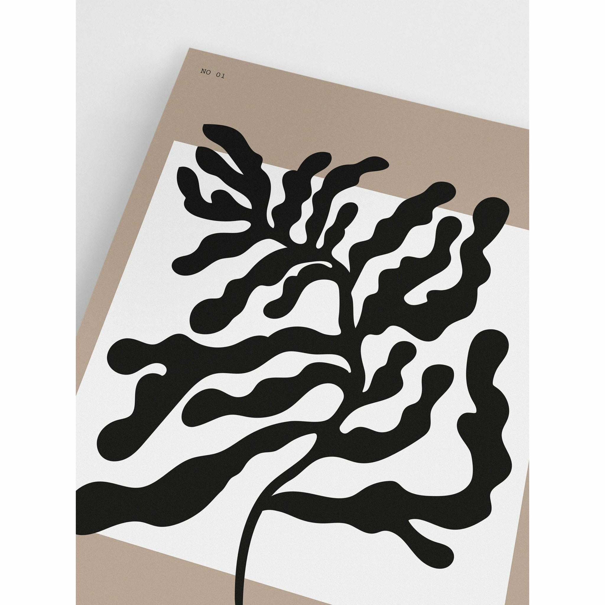 Minimalist Abstract Stem Bedroom Poster