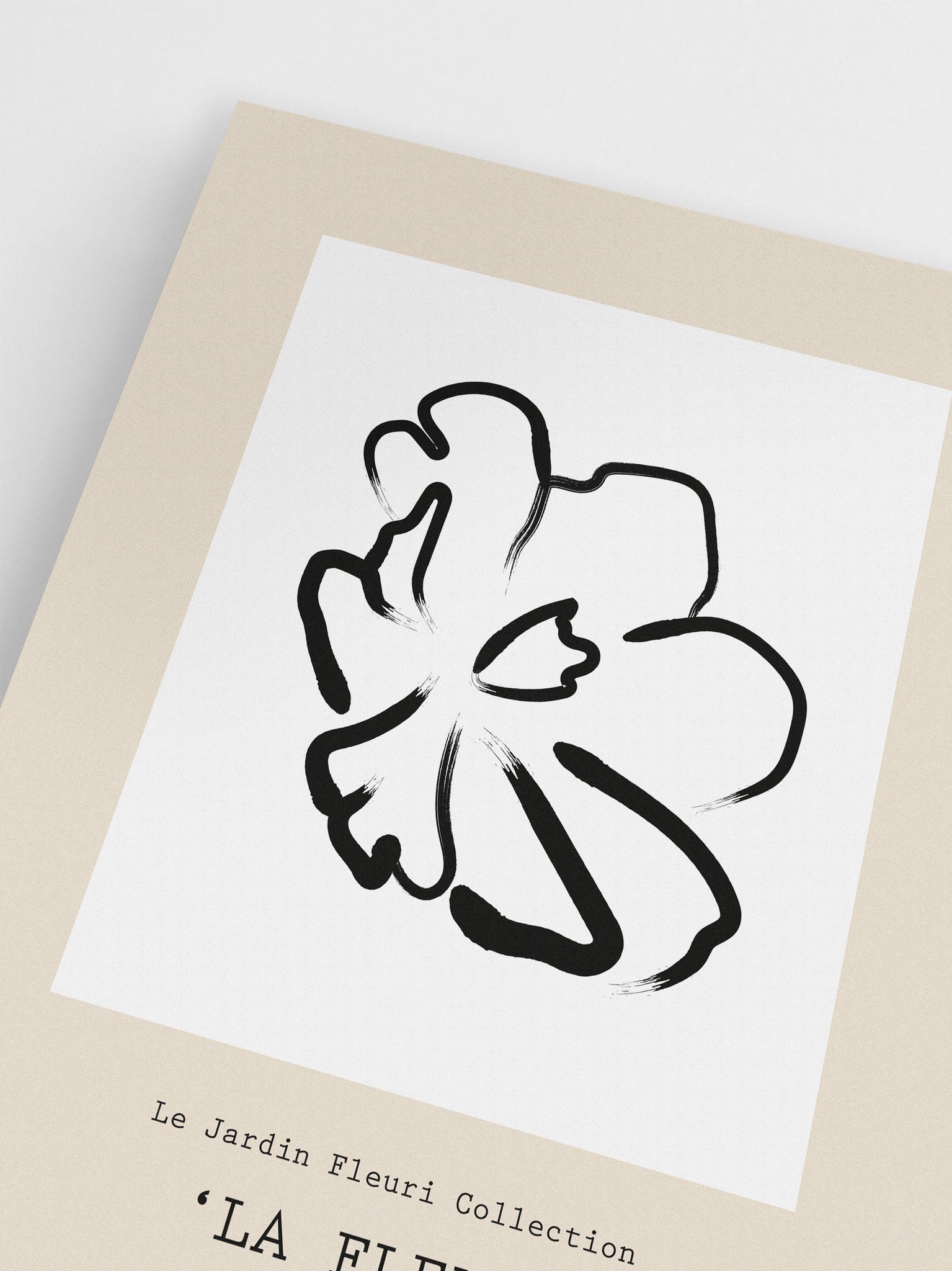 La Fleur Brushed Bedroom Wall Art