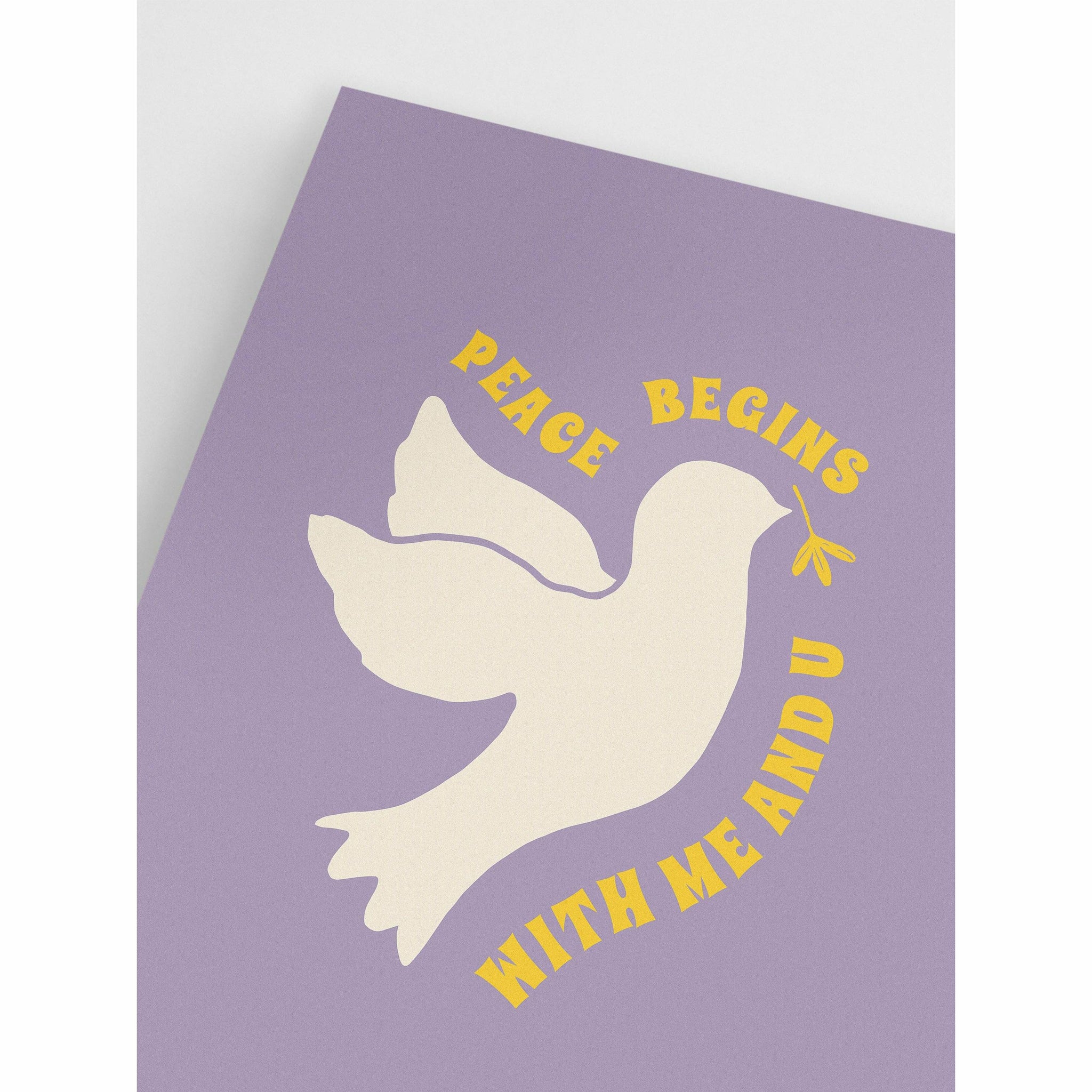 Peace begins with me and u Poster