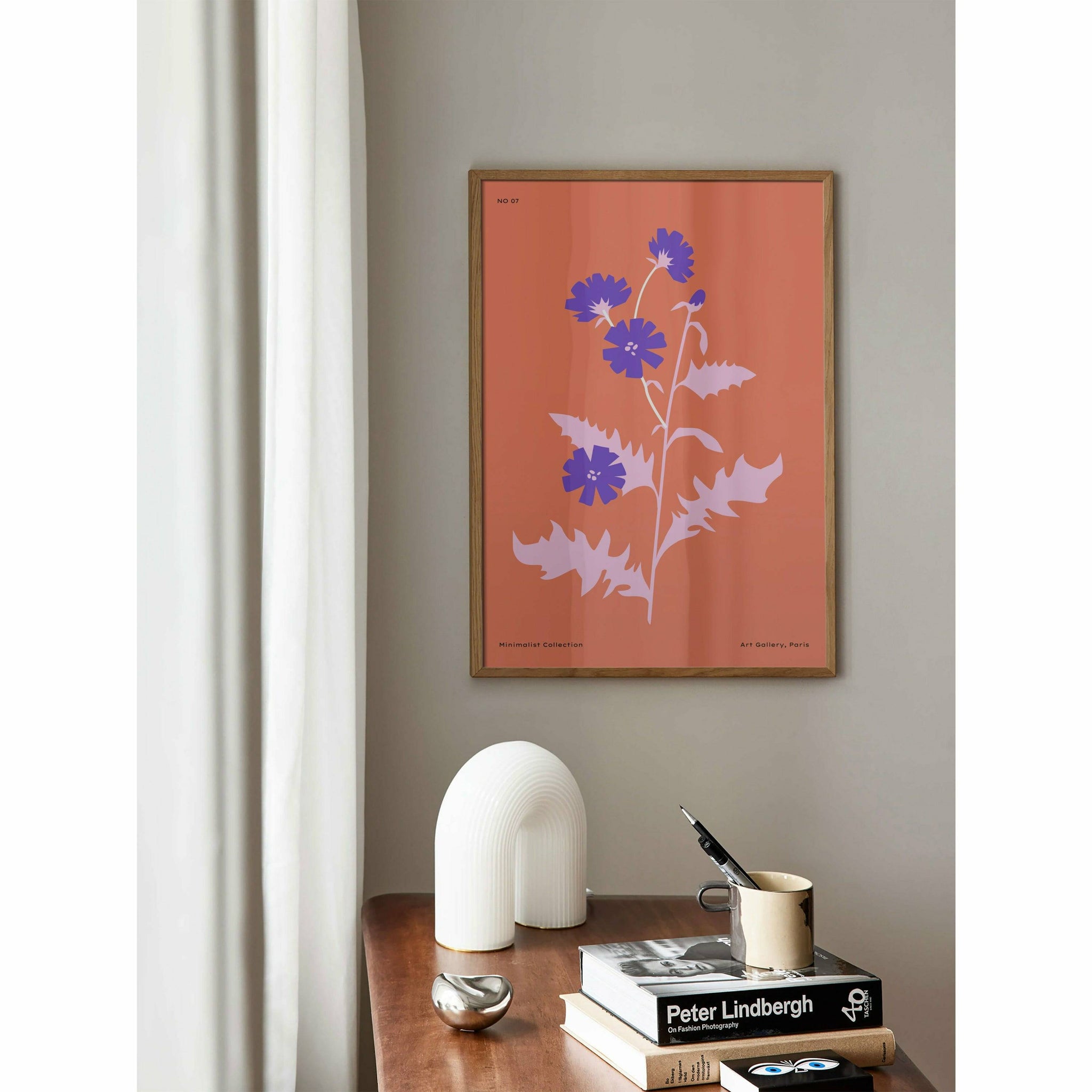 Flower Stem Bedroom Art