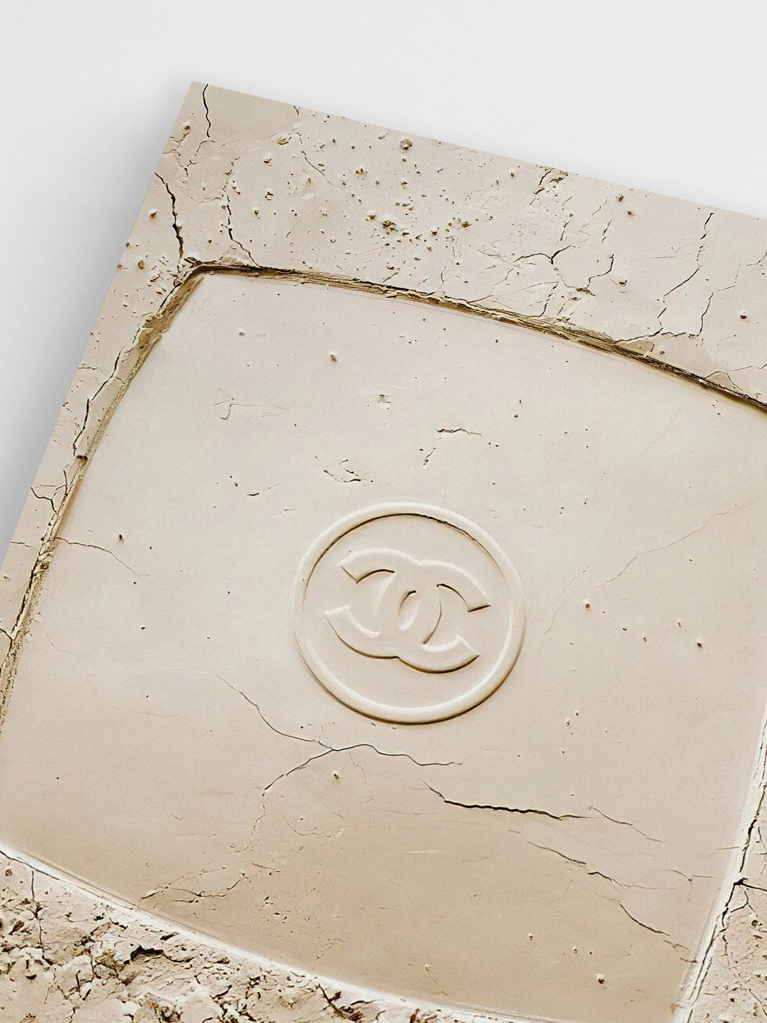 Stamped Chanel wall art