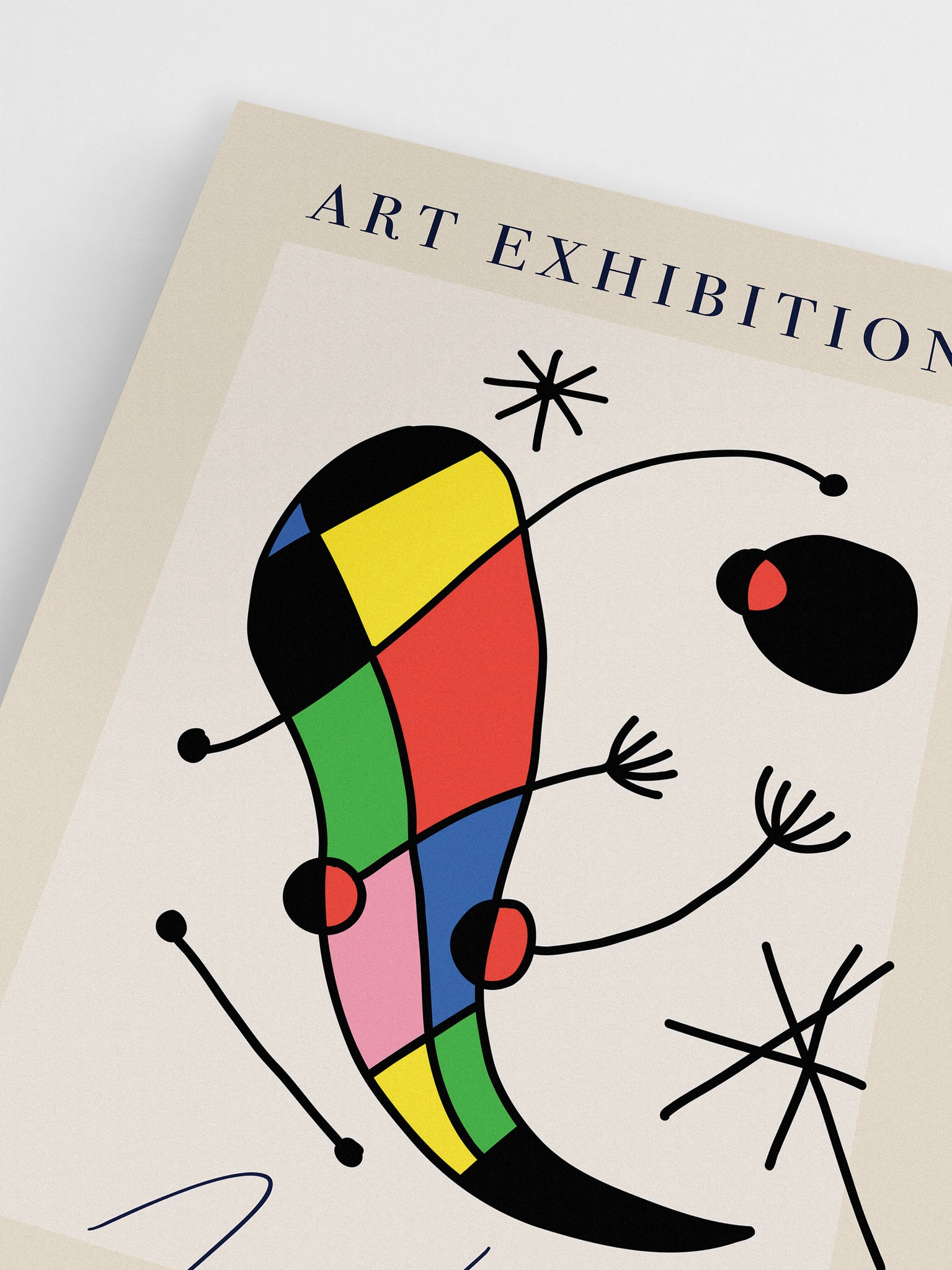 Joan Miró Abstract Poster