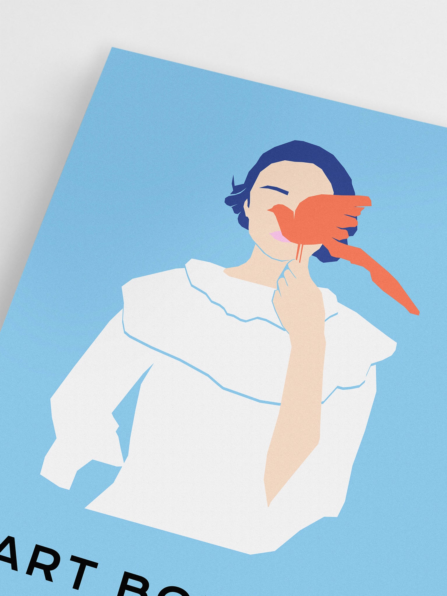 Abstract Woman & Bird