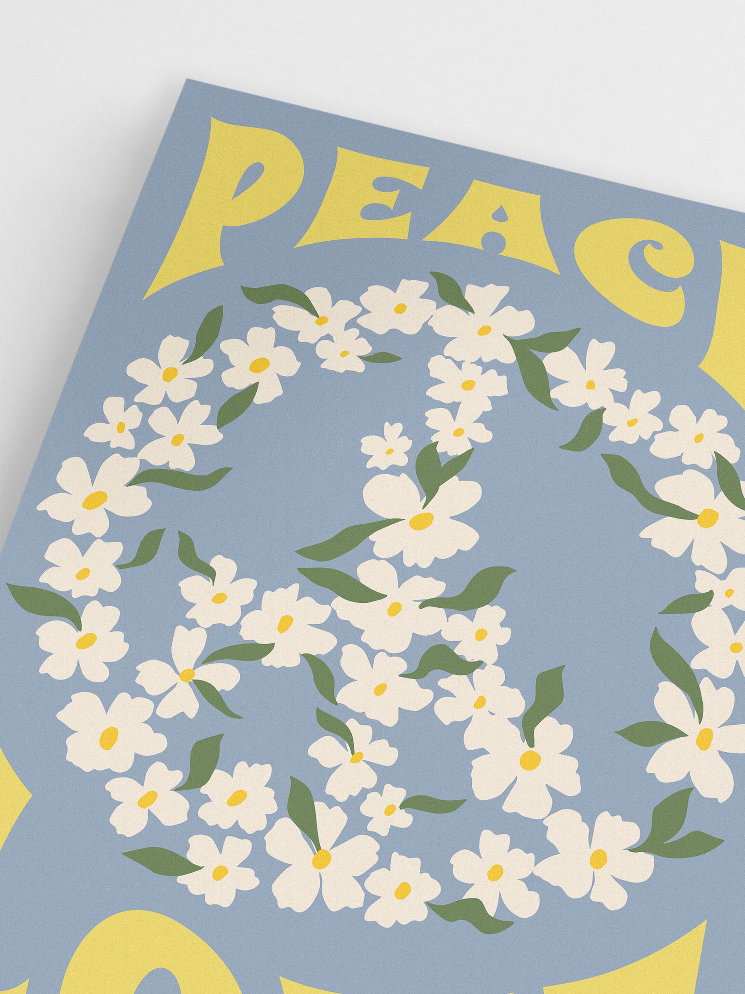 Peace Love Vintage Poster wall art