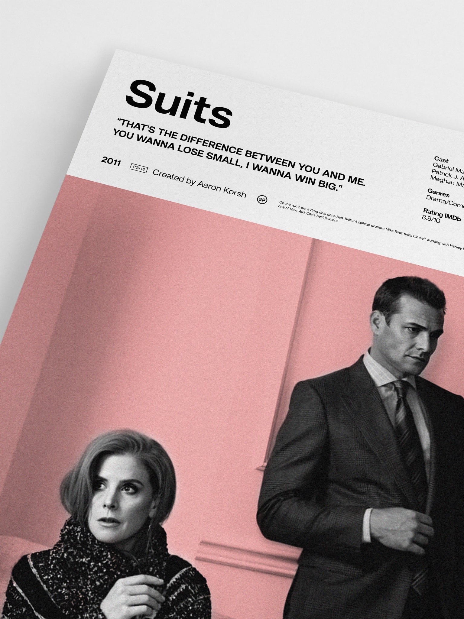 Suits wall art