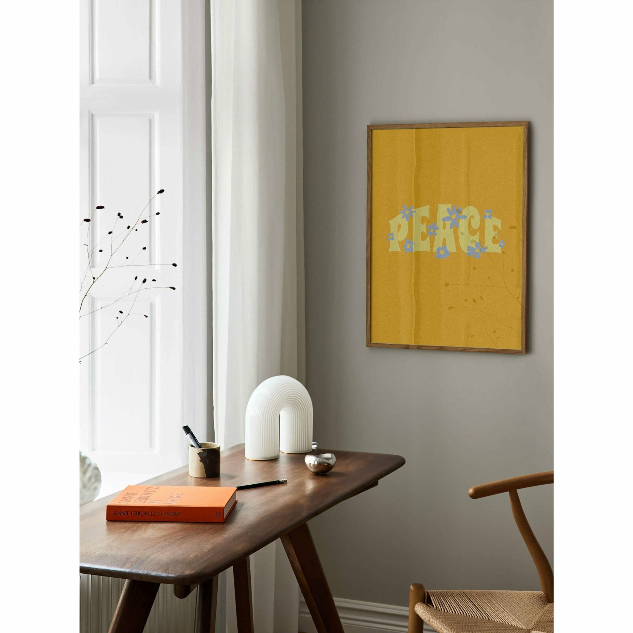 Yellow Peace Poster