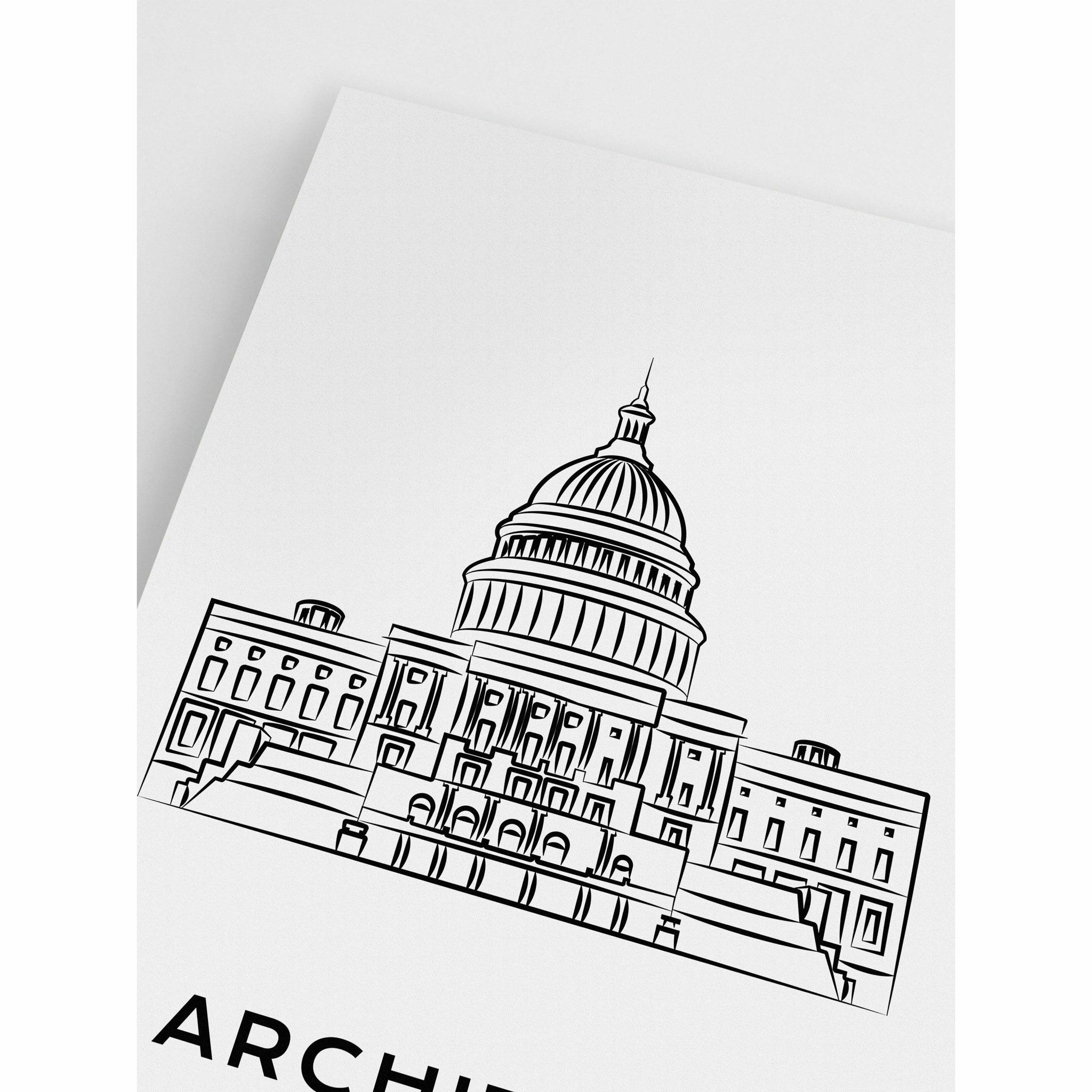 United States Capitol  Poster