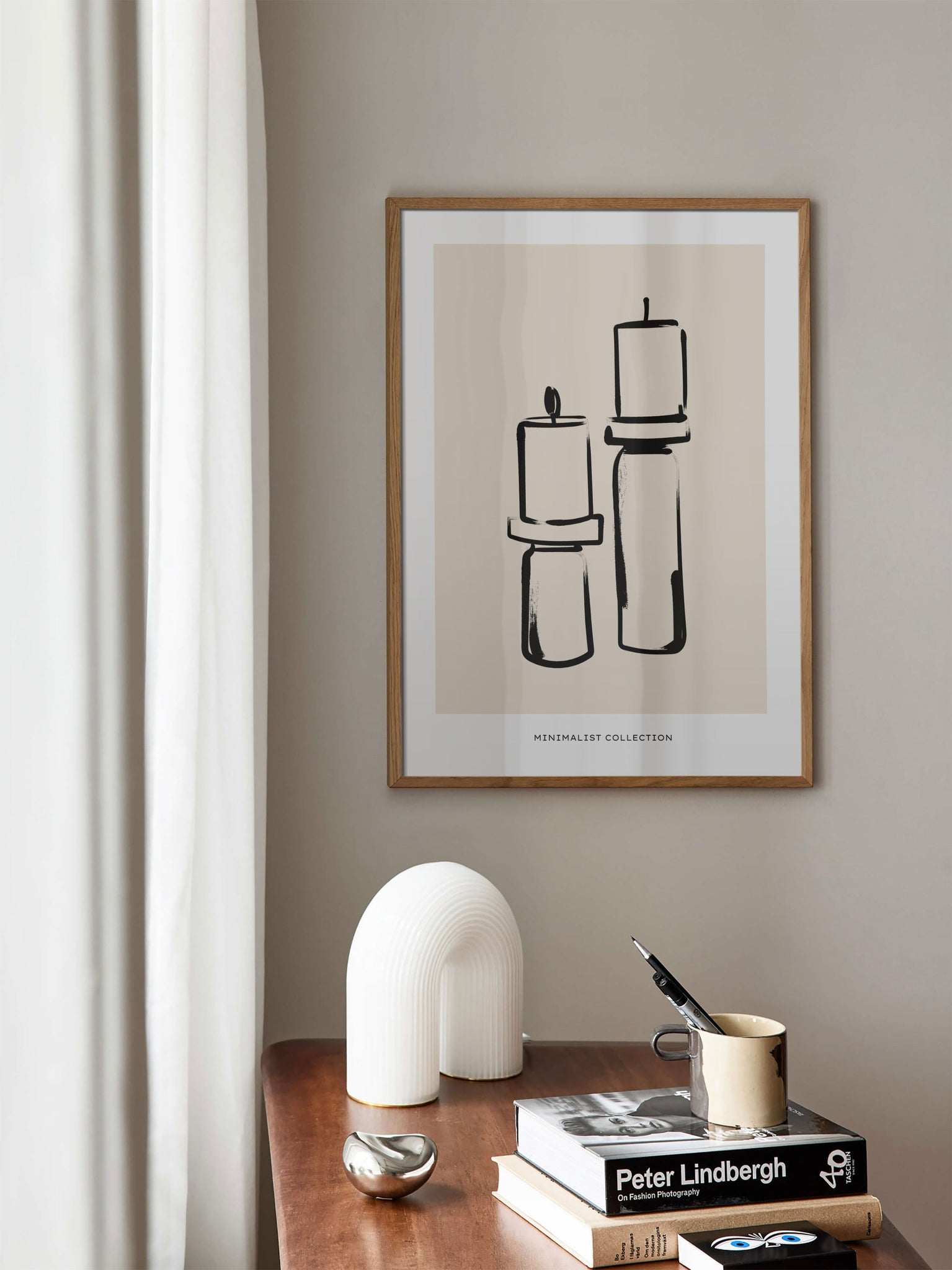 Simple Candlestick Poster