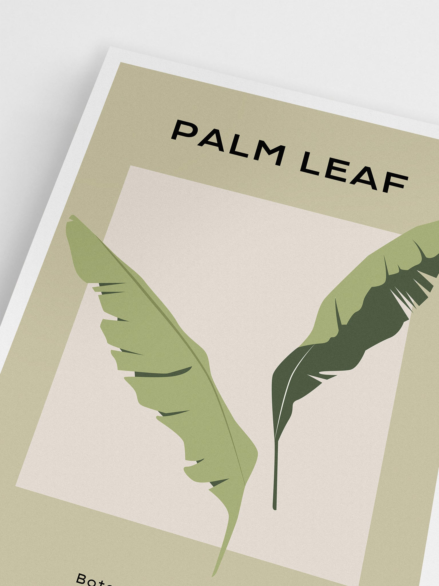 Palm Leaf Green Wall Art