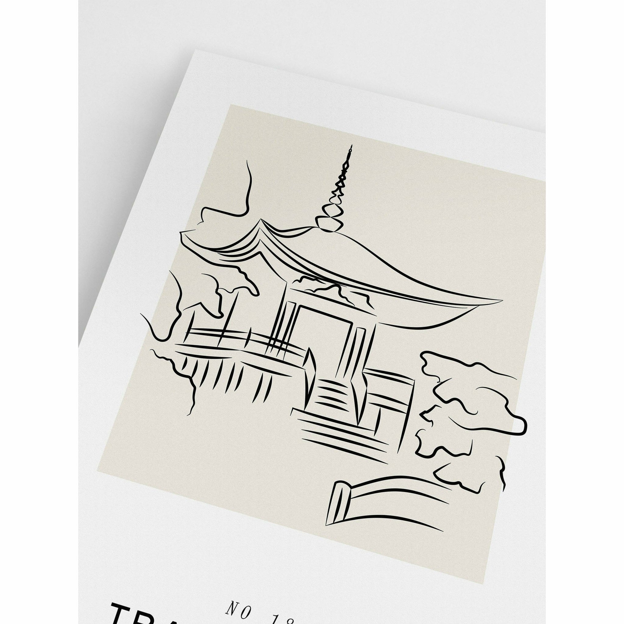 Traditional Chinese Home Sketch