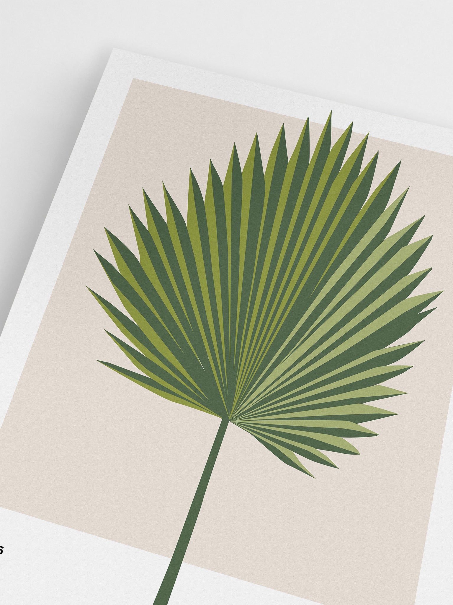 Modern Palm Print