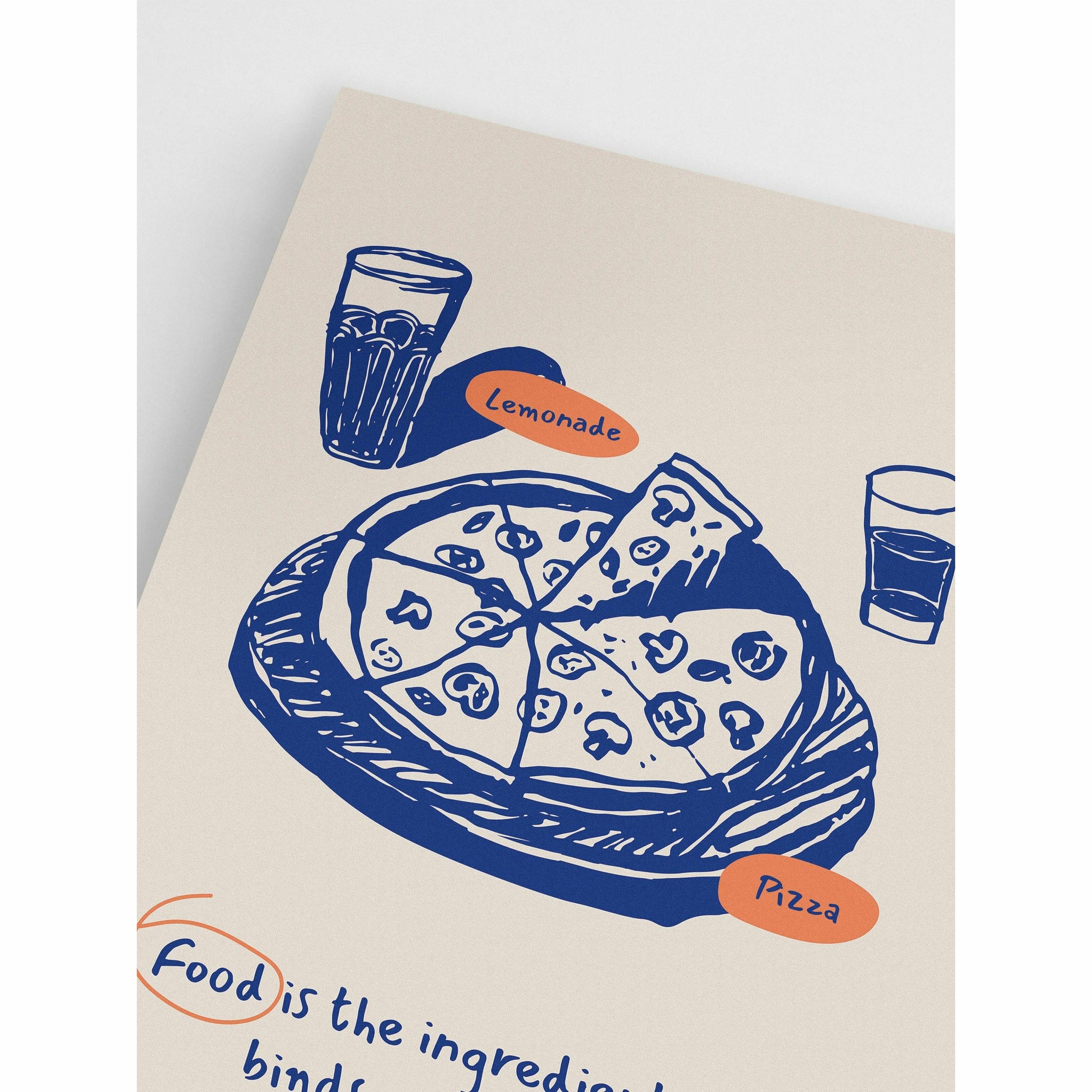 Pizza Neutral Poster